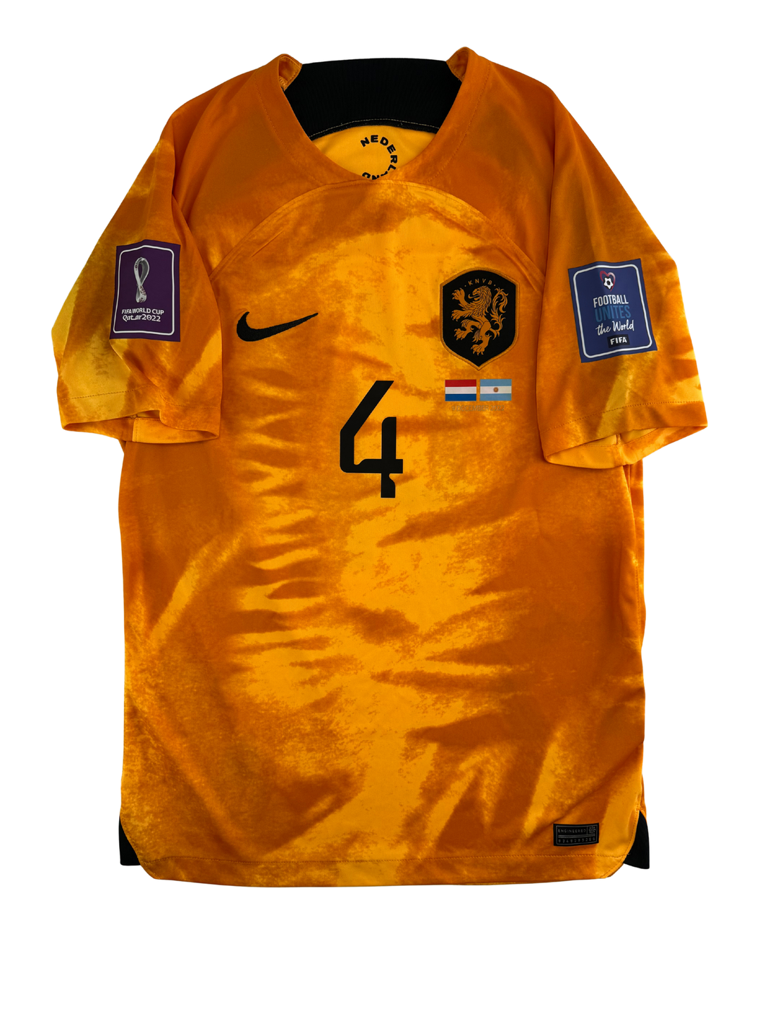 Virgil van Dijk Holland 20/22 MATCH PRINT - M