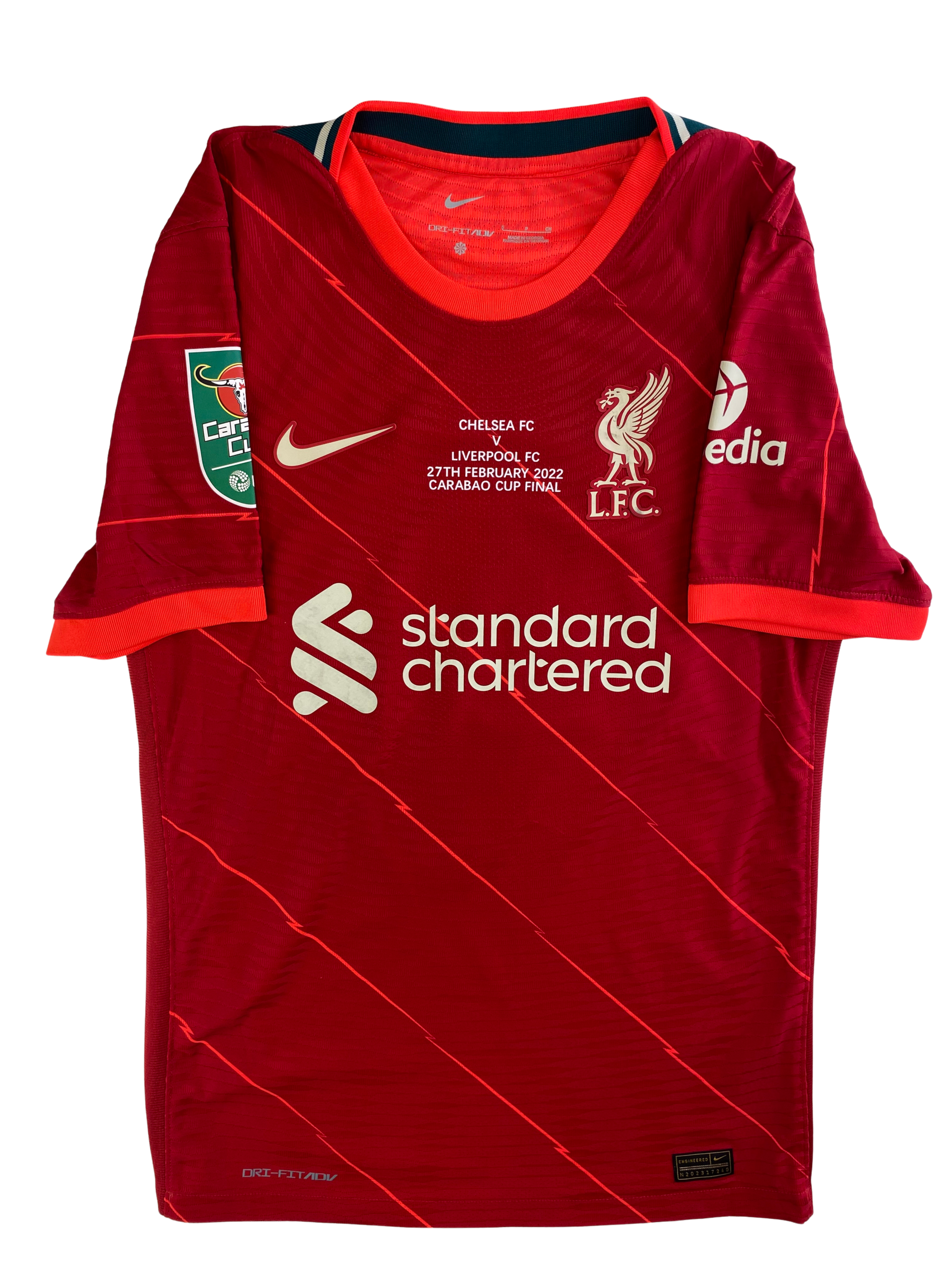 Virgil van Dijk Liverpool 21/22 Player Issue FINALPRINT - S