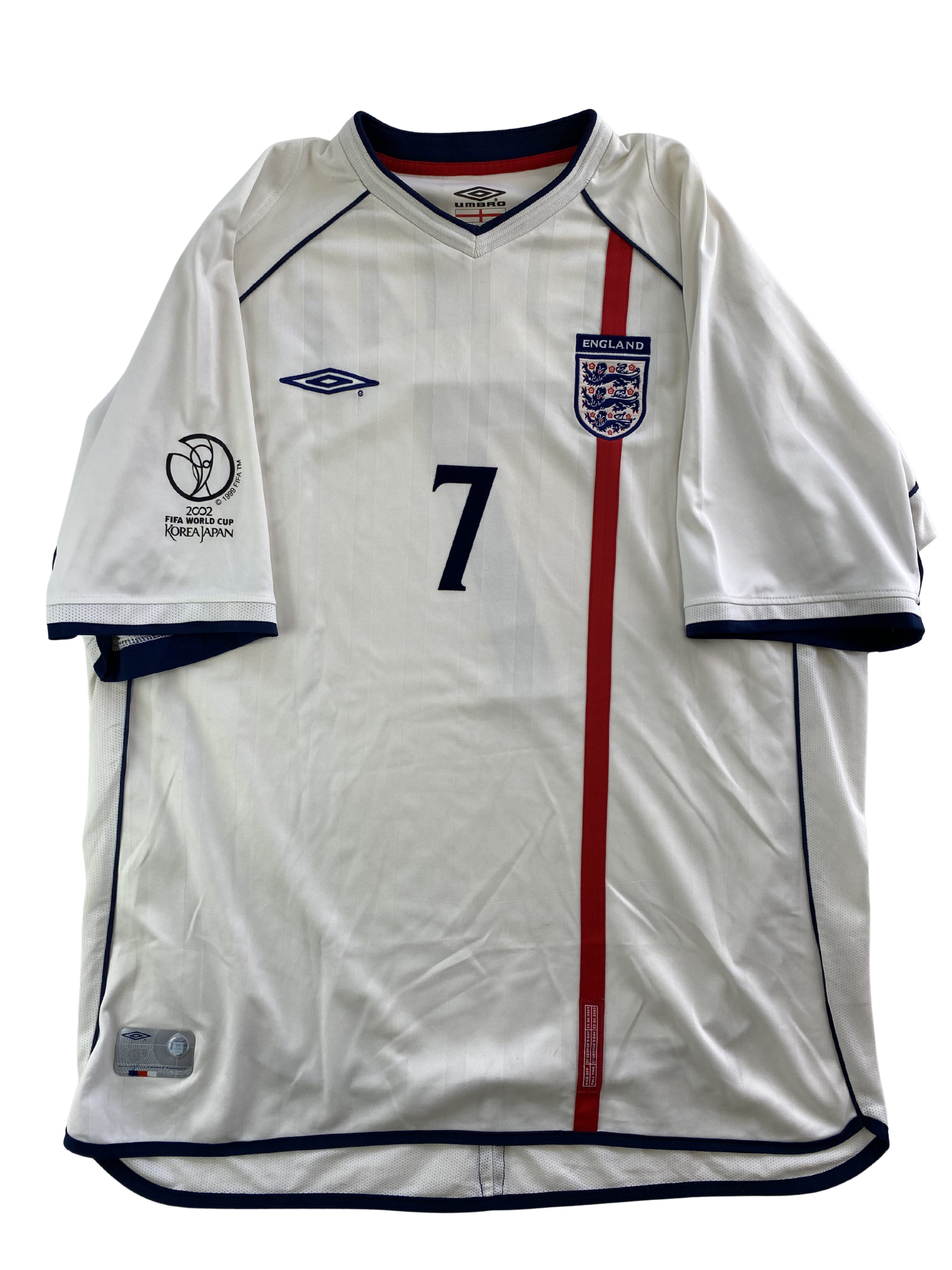 David Beckham England Heimtrikot 01/03 - XXL