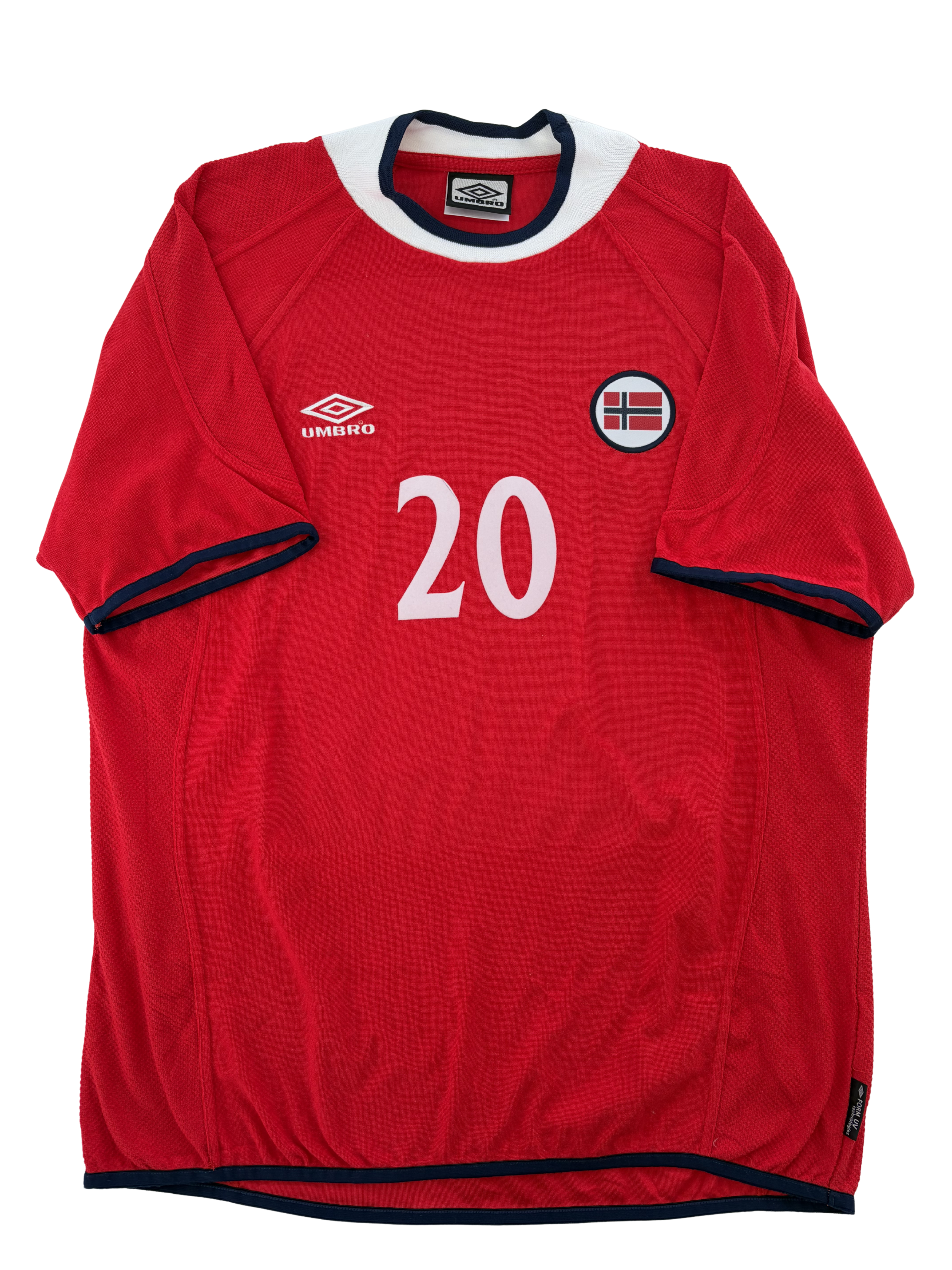 Ole Gunnar Solskjær Norge 00/01 - XL