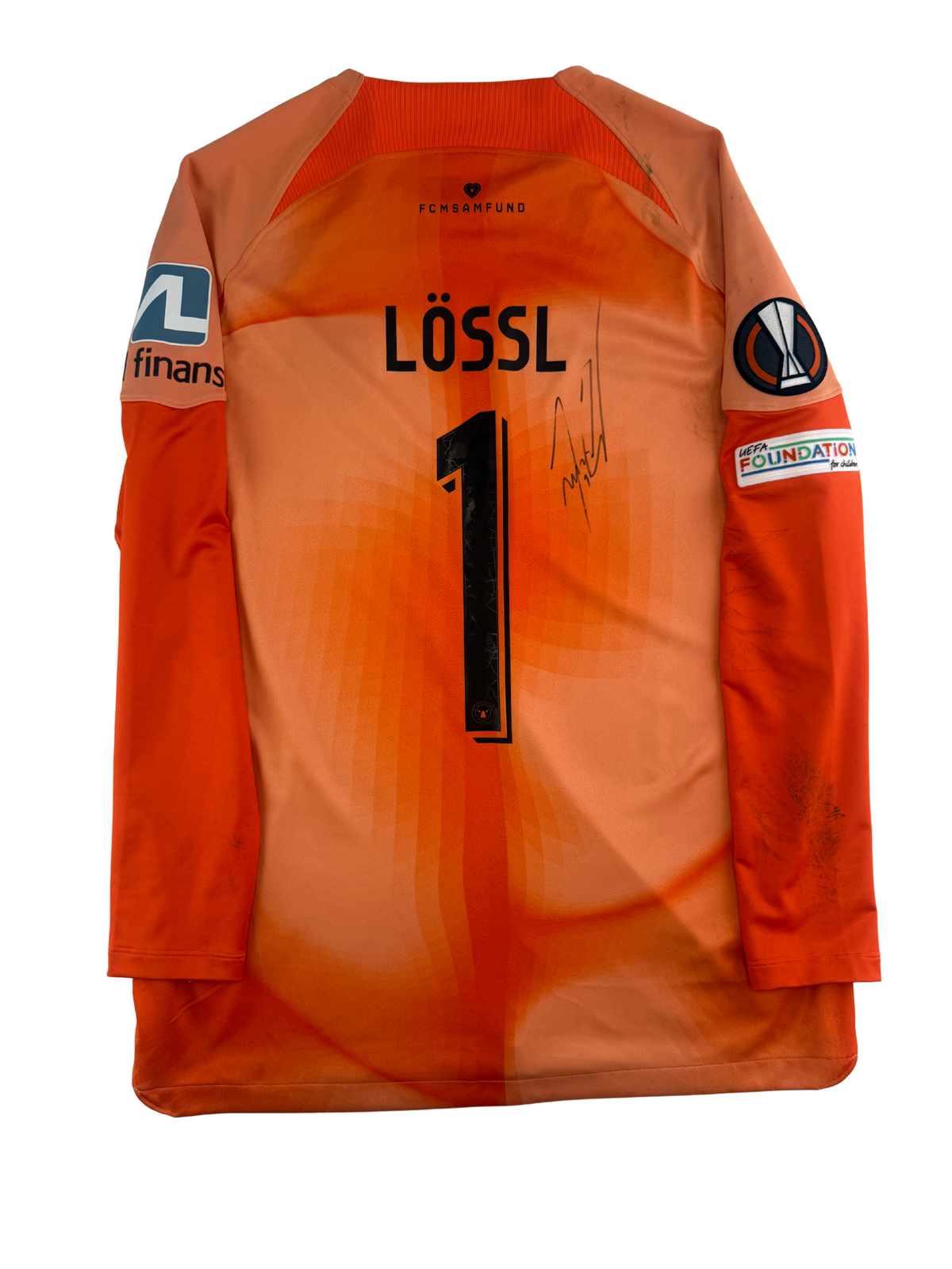 Jonas Lossl FCM 22/23 Signed + Matchworn