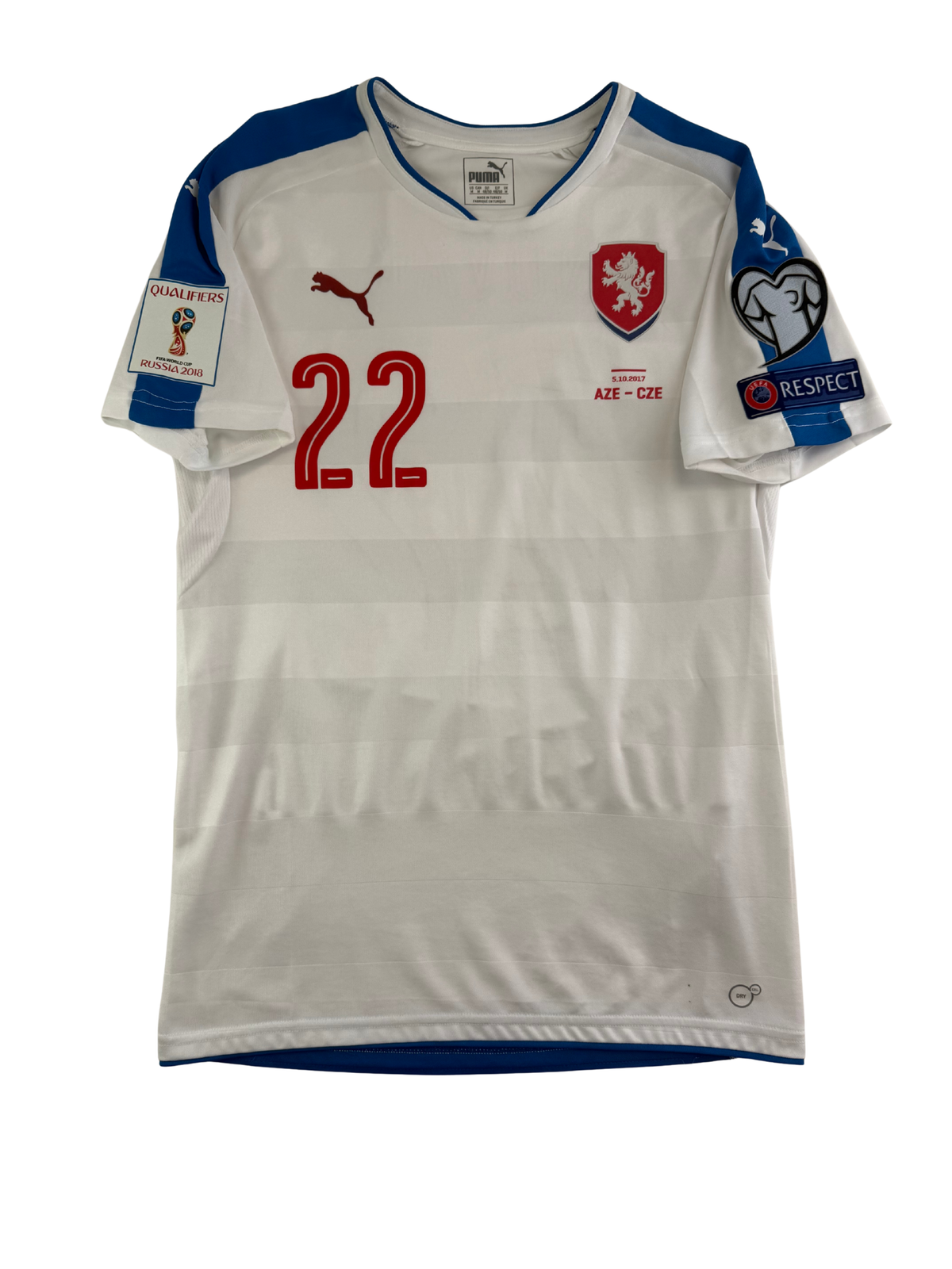 Filip Novák Tjekkiet 17/18 Matchissue