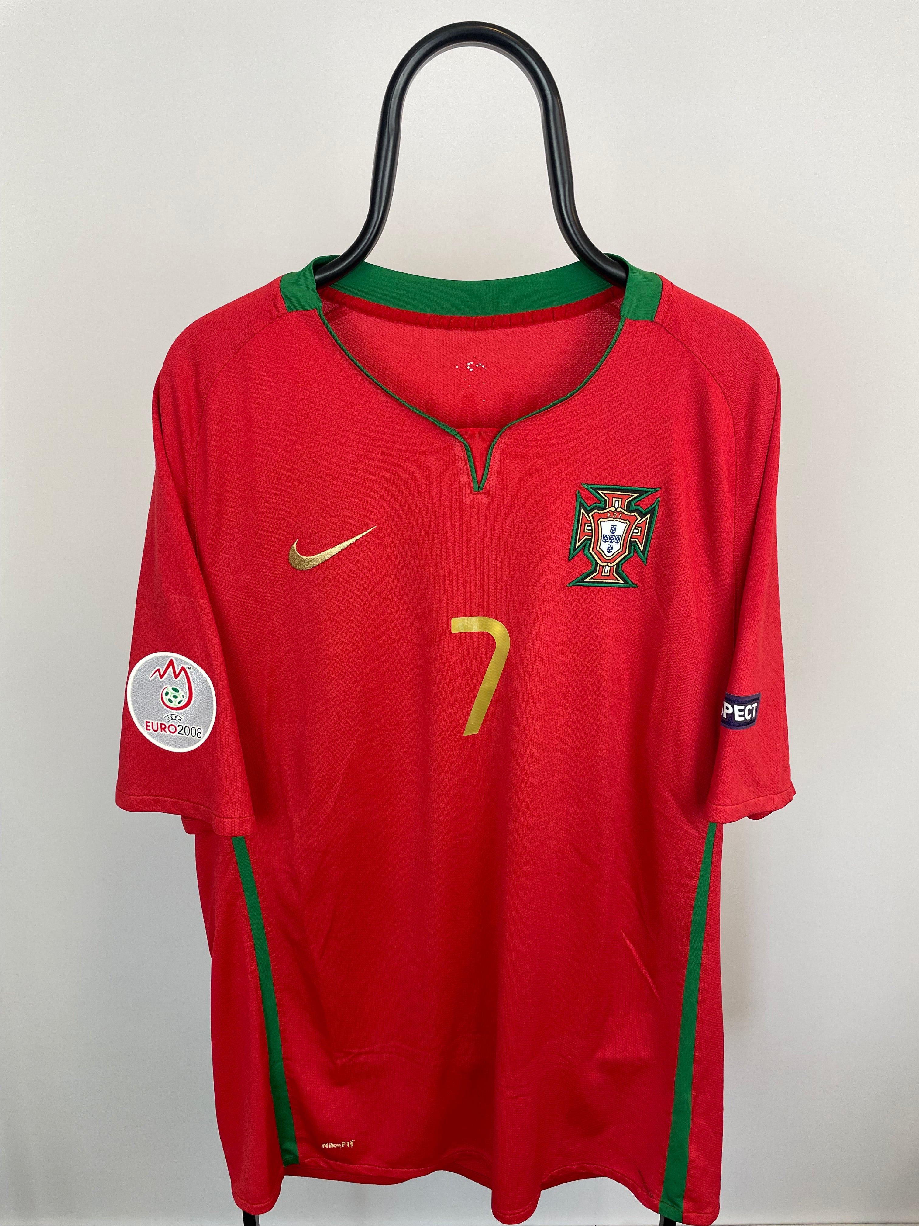 Cristiano Ronaldo Portugal 08/10 hjemmebanetrøje - XL