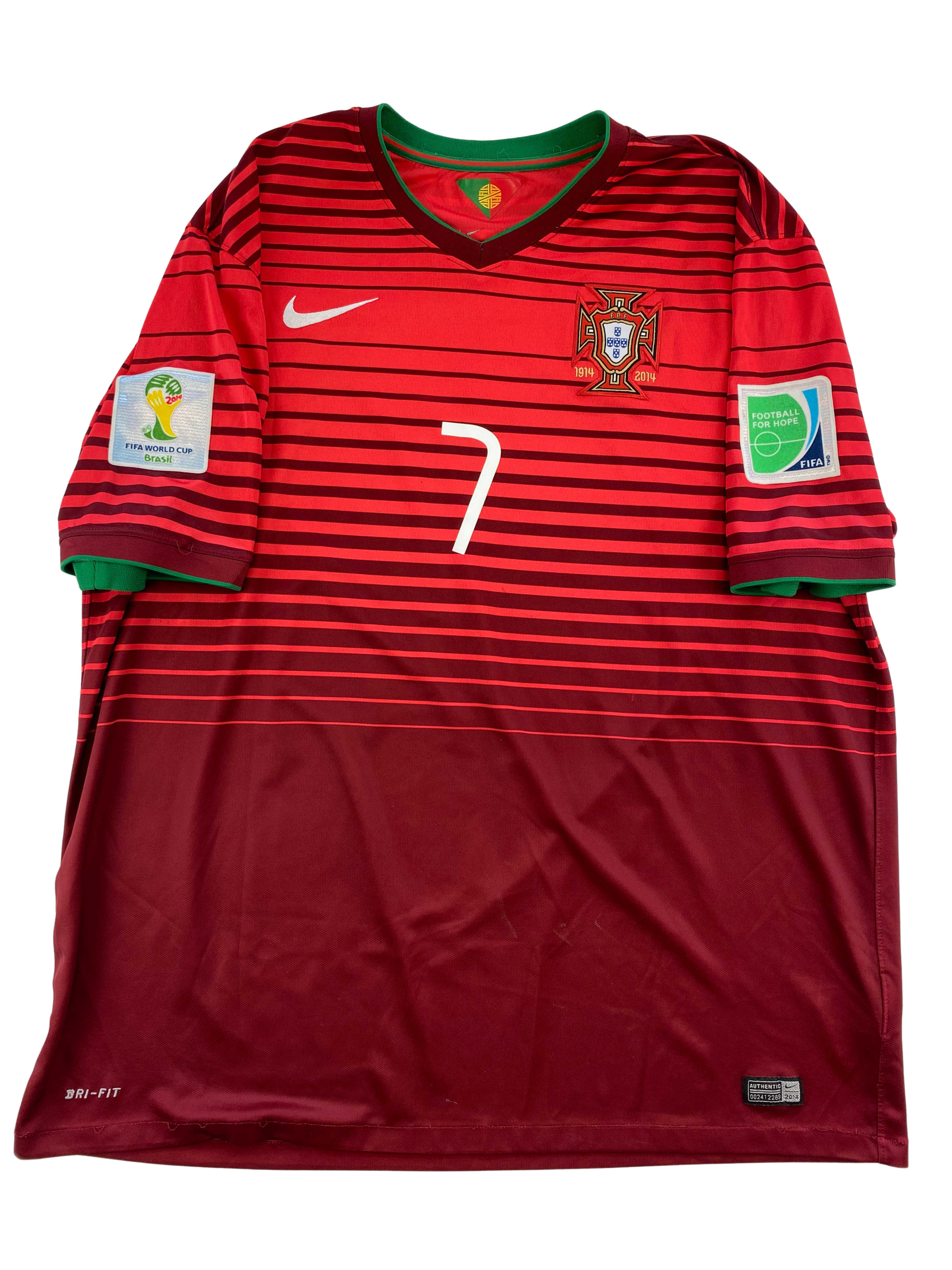 Cristiano Ronaldo Portugal 14/16 Heimtrikot – XXL