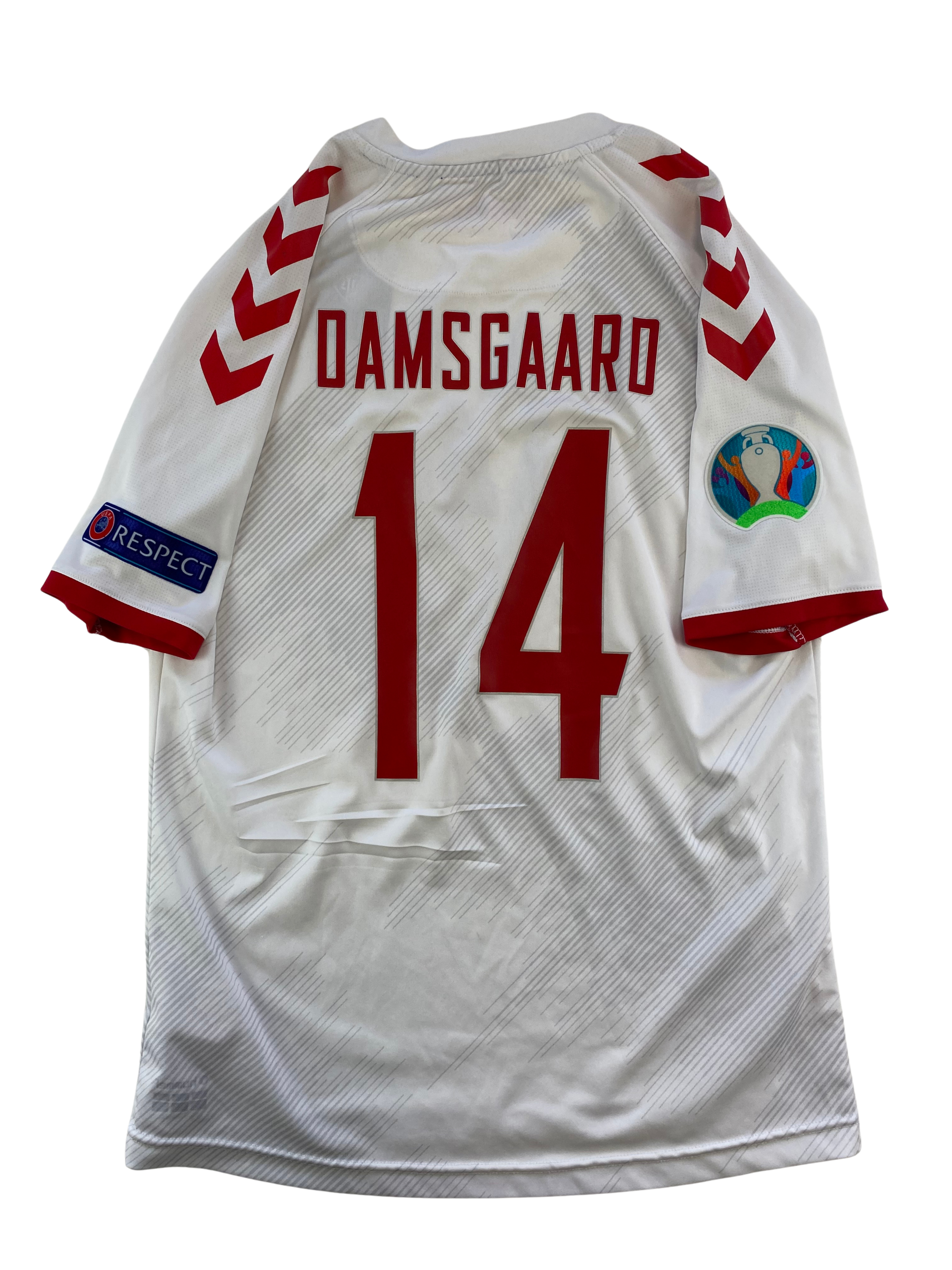Mikkel Damsgaard Dänemark 20/22 Auswärtstrikot – L