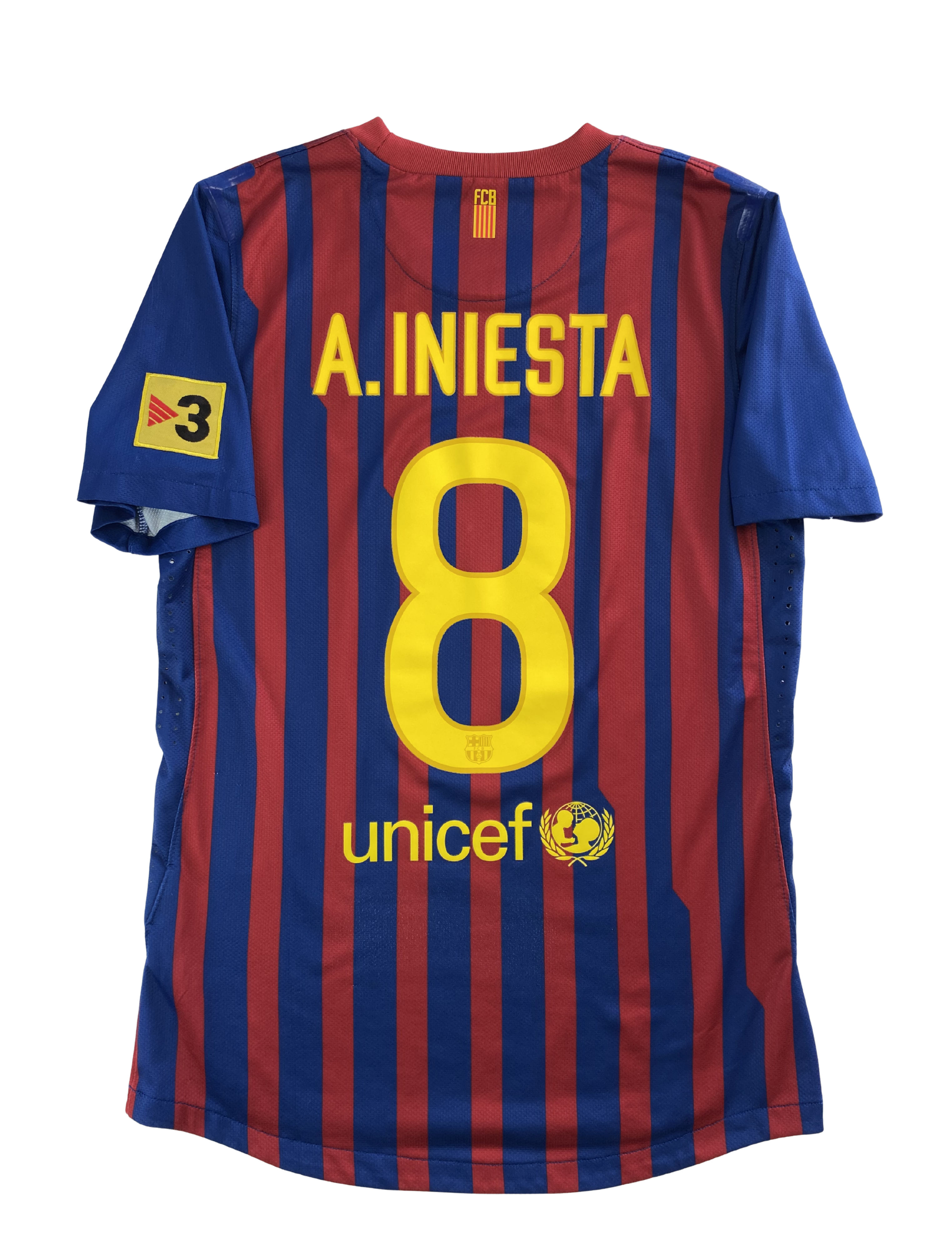 Andres Iniesta Barcelona 11/12 PLAYER ISSUE - M