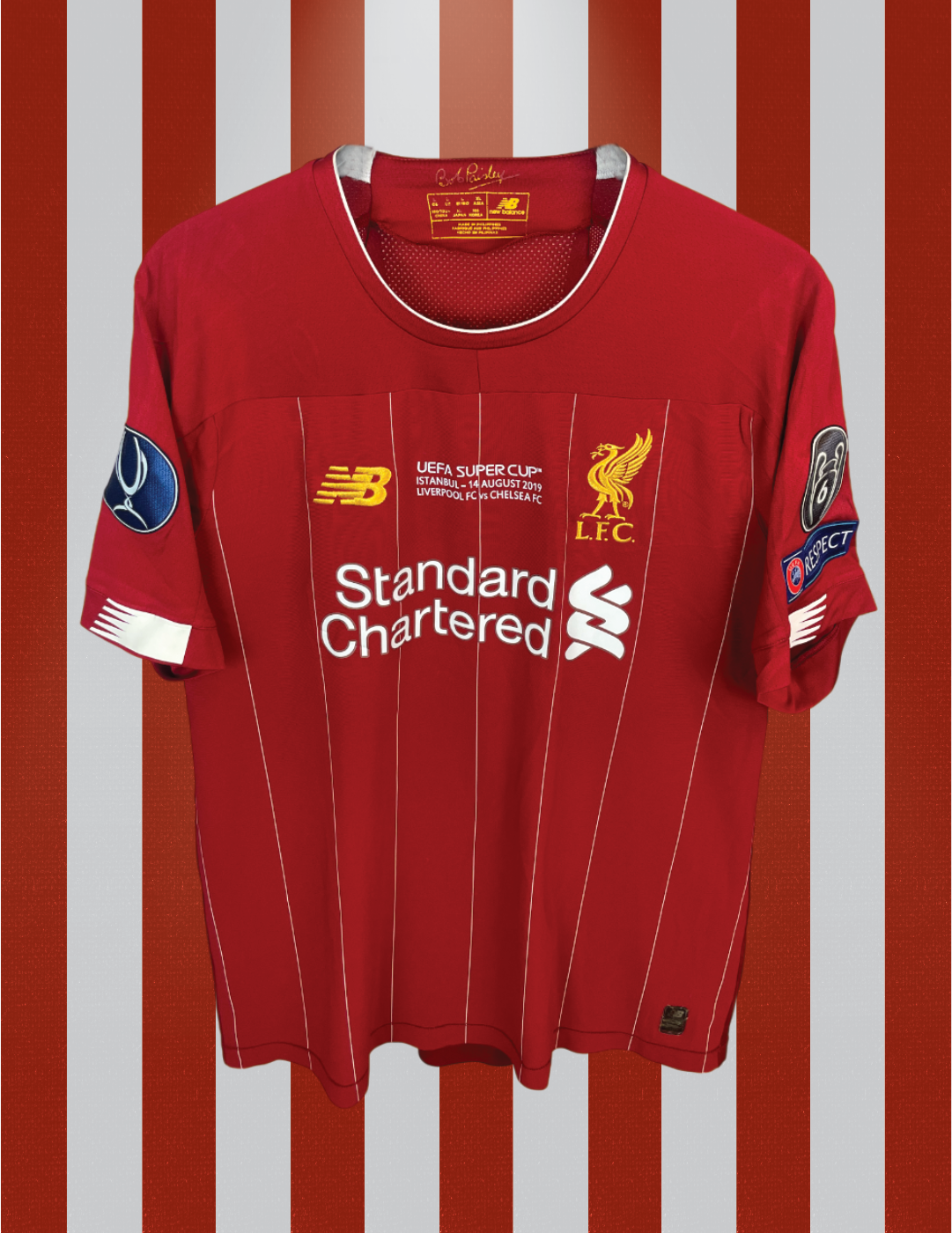 Roberto Firmino Liverpool Heimtrikot 19/20 ENDGÜLTIGER DRUCK - L