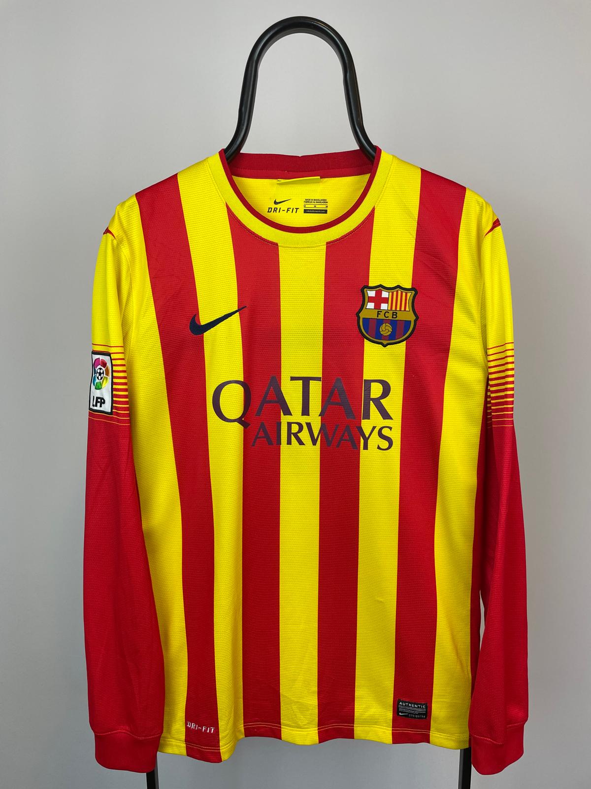 Cesc Fabregas Barcelona 13/14 langærmet udebanetrøje - M