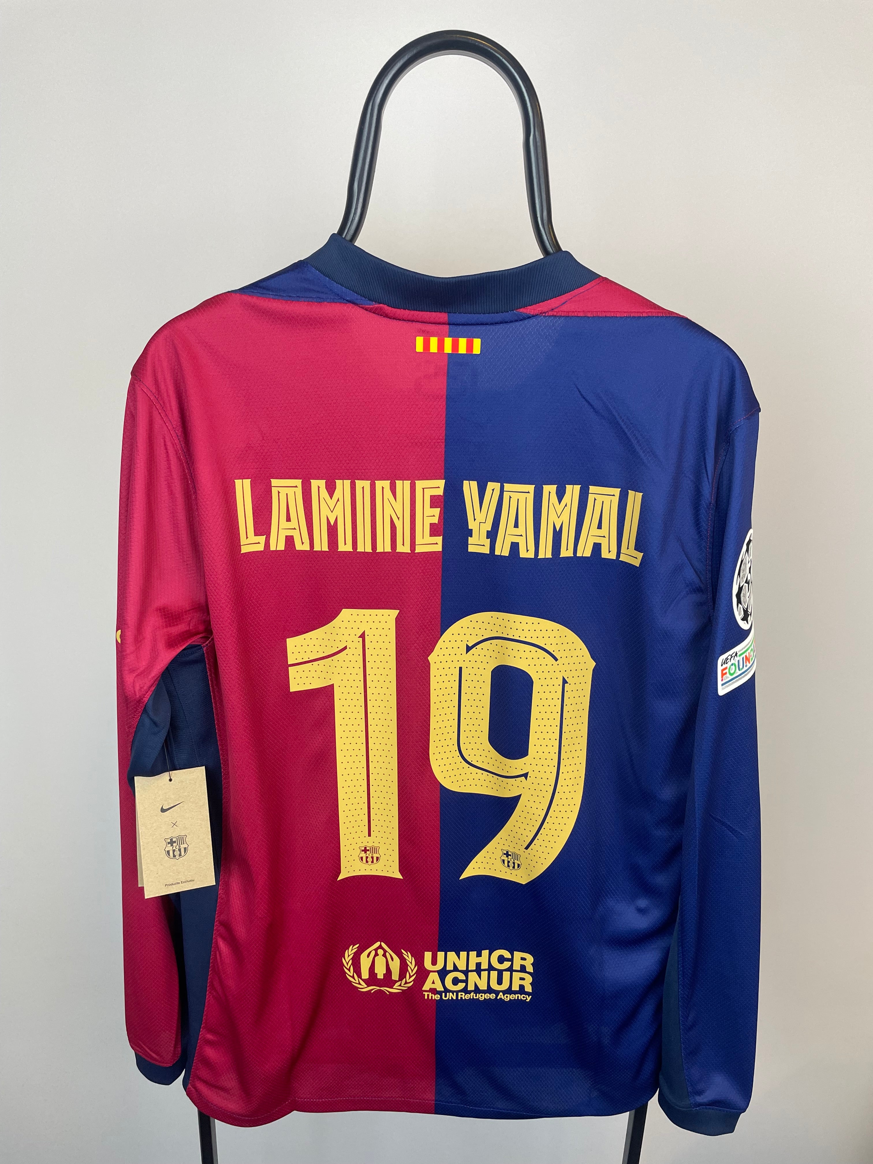 Lamine Yamal Barcelona 24/25 Langarm-Heimtrikot – L