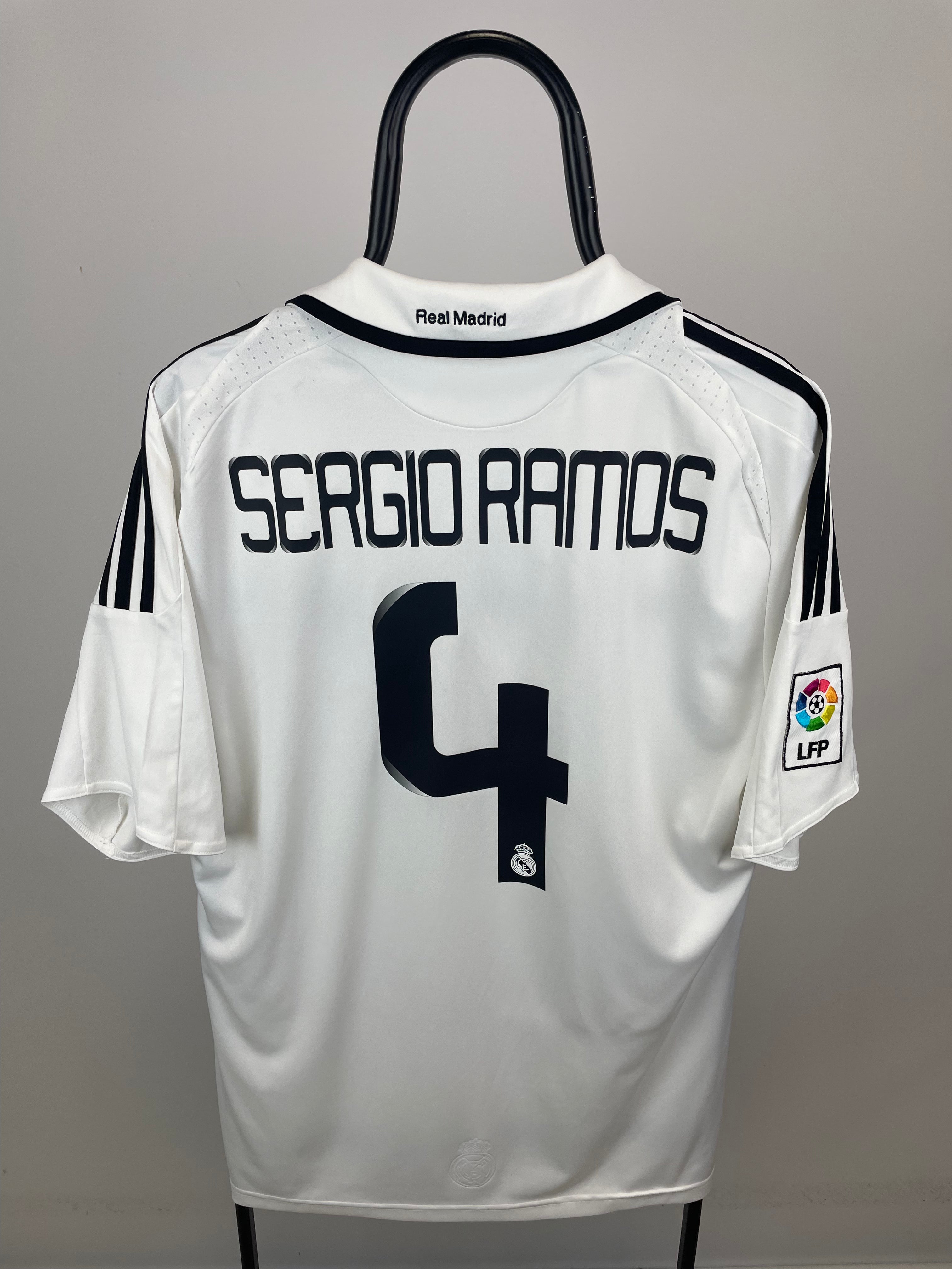 Sergio Ramos Real Madrid 08/09 hjemmebanetrøje - L