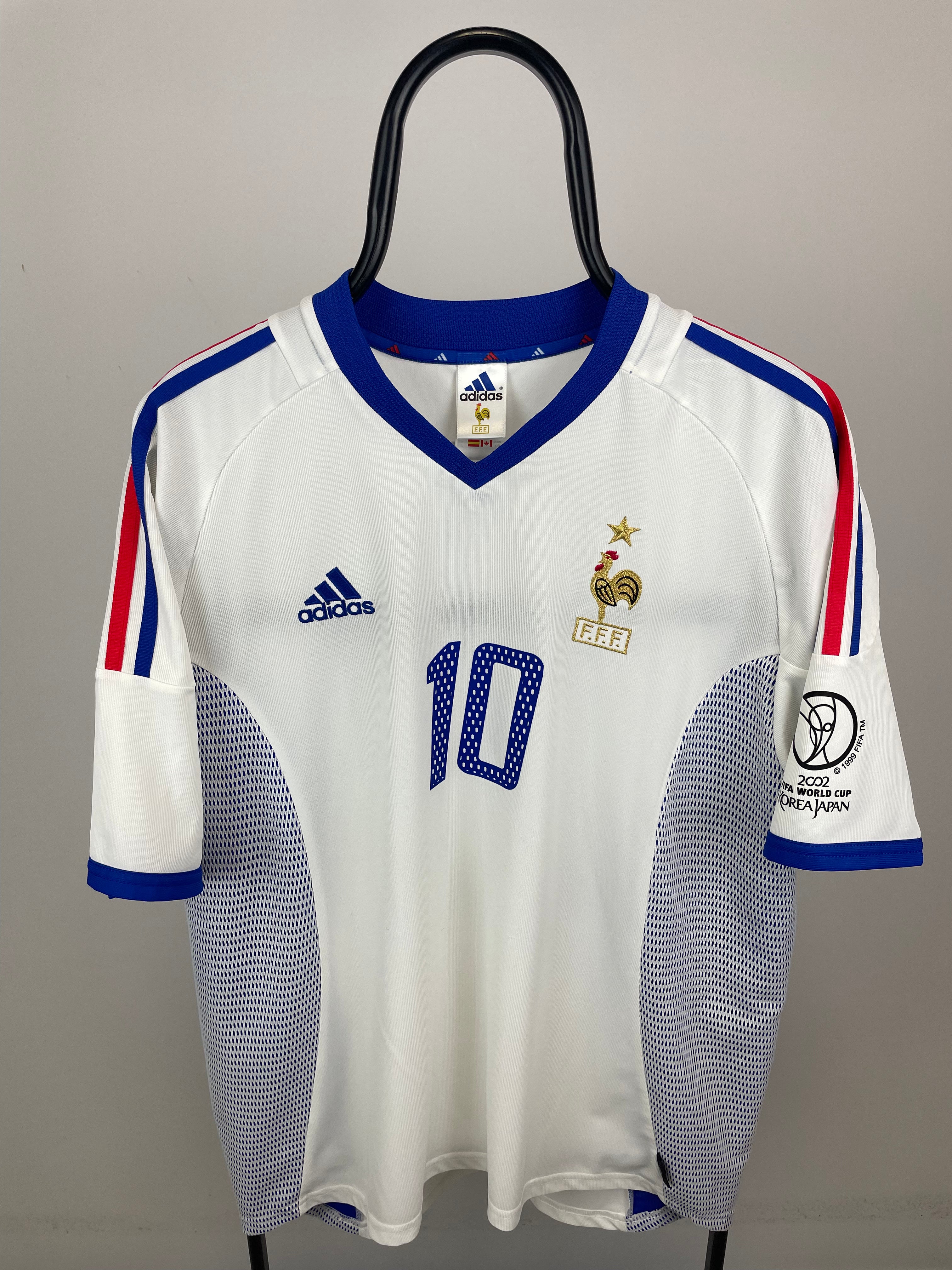 Zinedine Zidane Frankrig 02/04 udebanetrøje - L