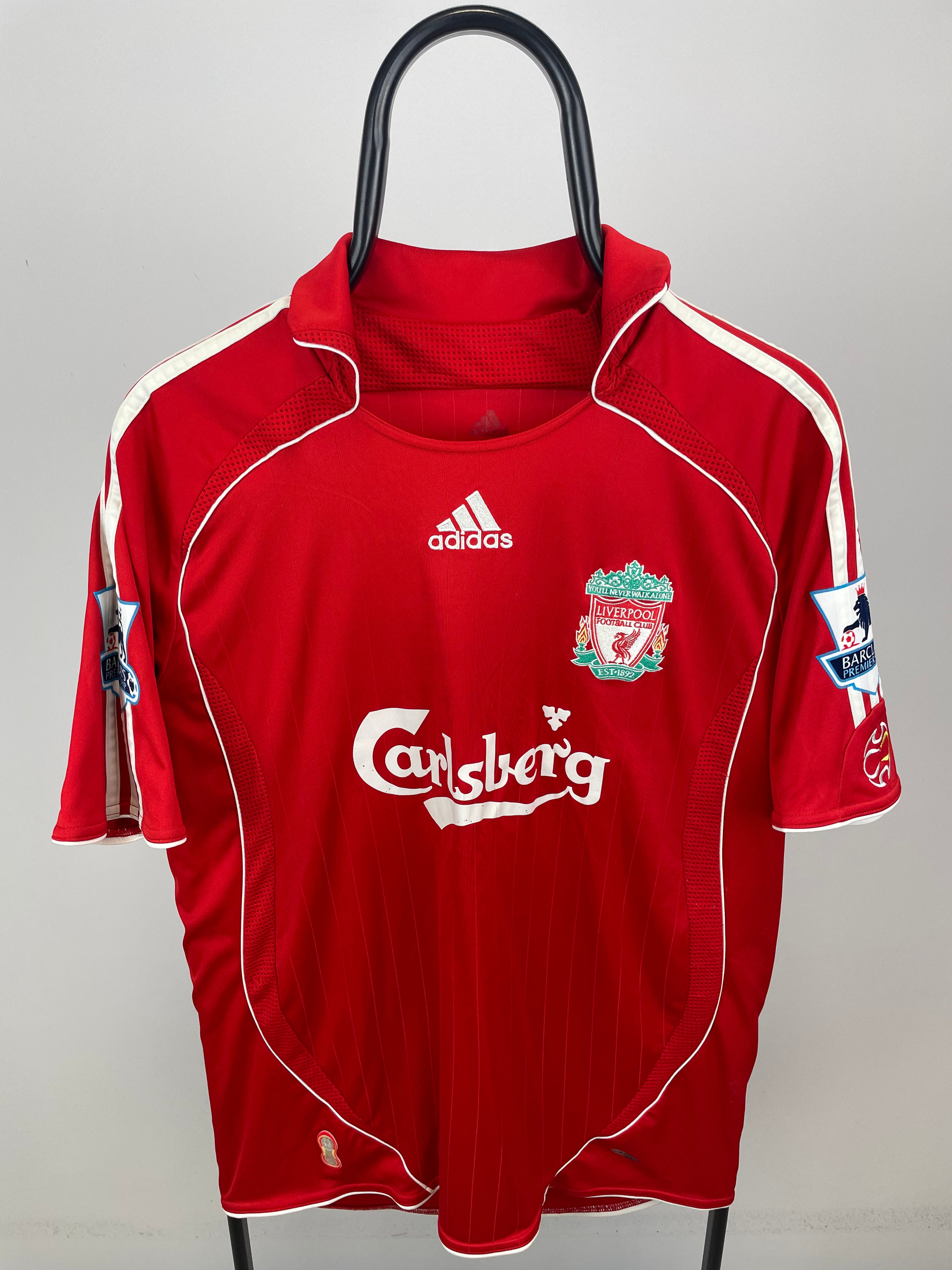 Steven Gerrard Liverpool 06/07 hjemmebanetrøje - M