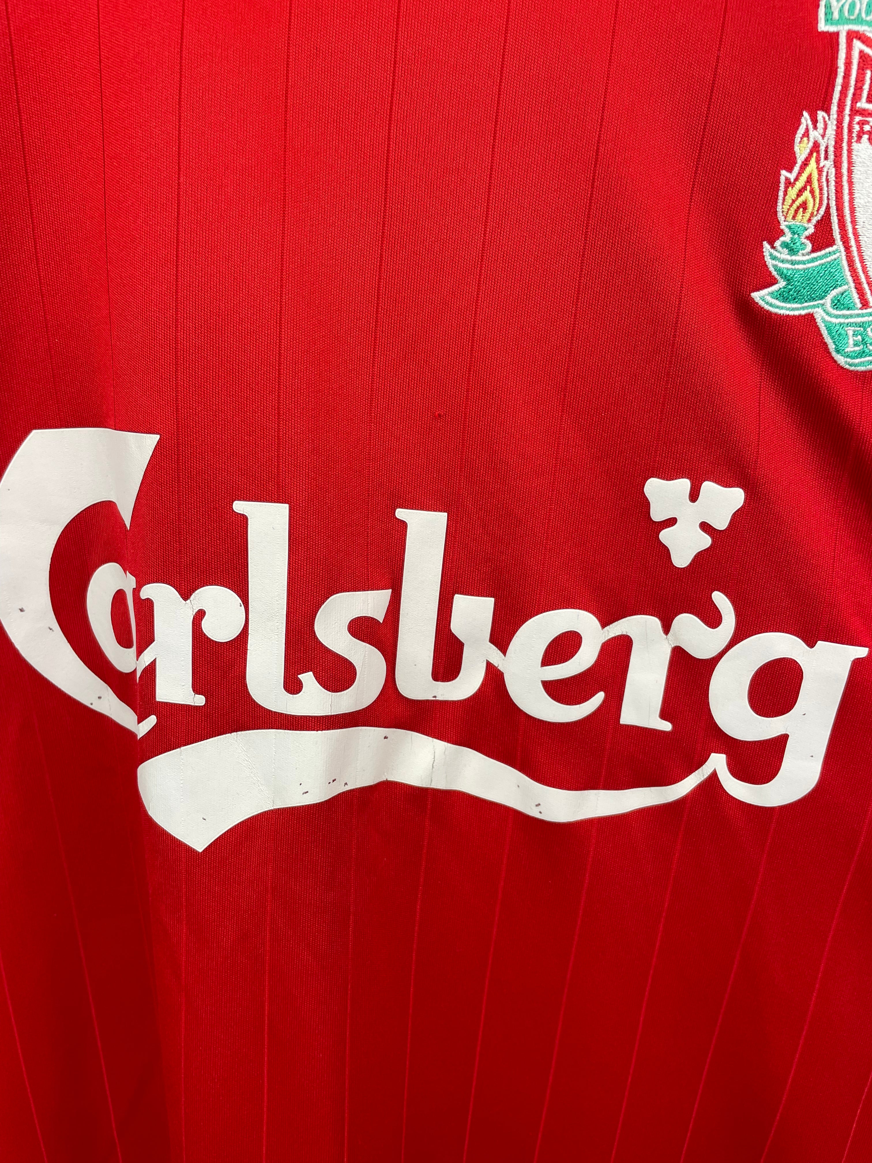 Steven Gerrard Liverpool 06/07 hjemmebanetrøje - M