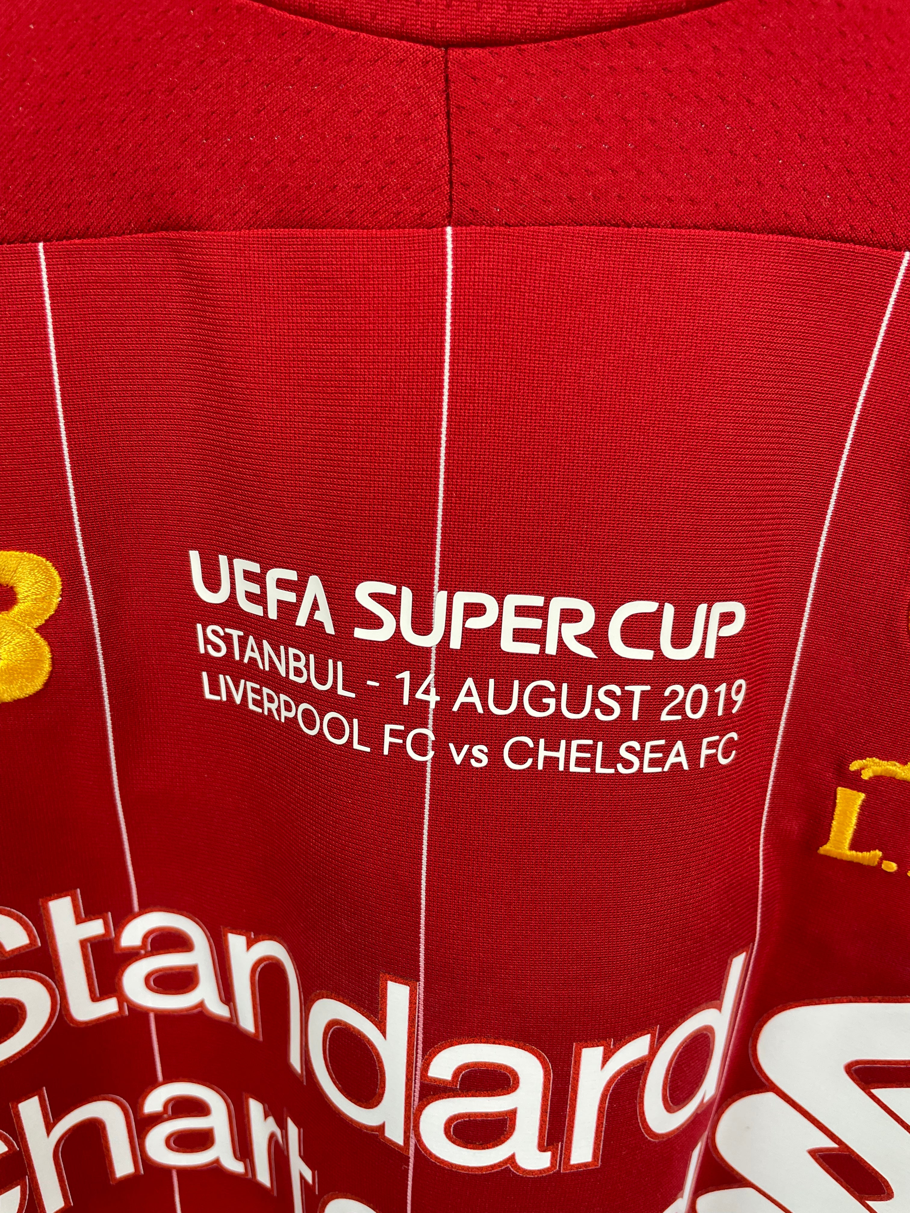 Roberto Firmino Liverpool 19/20 hjemmebanetrøje FINALETRYK - M