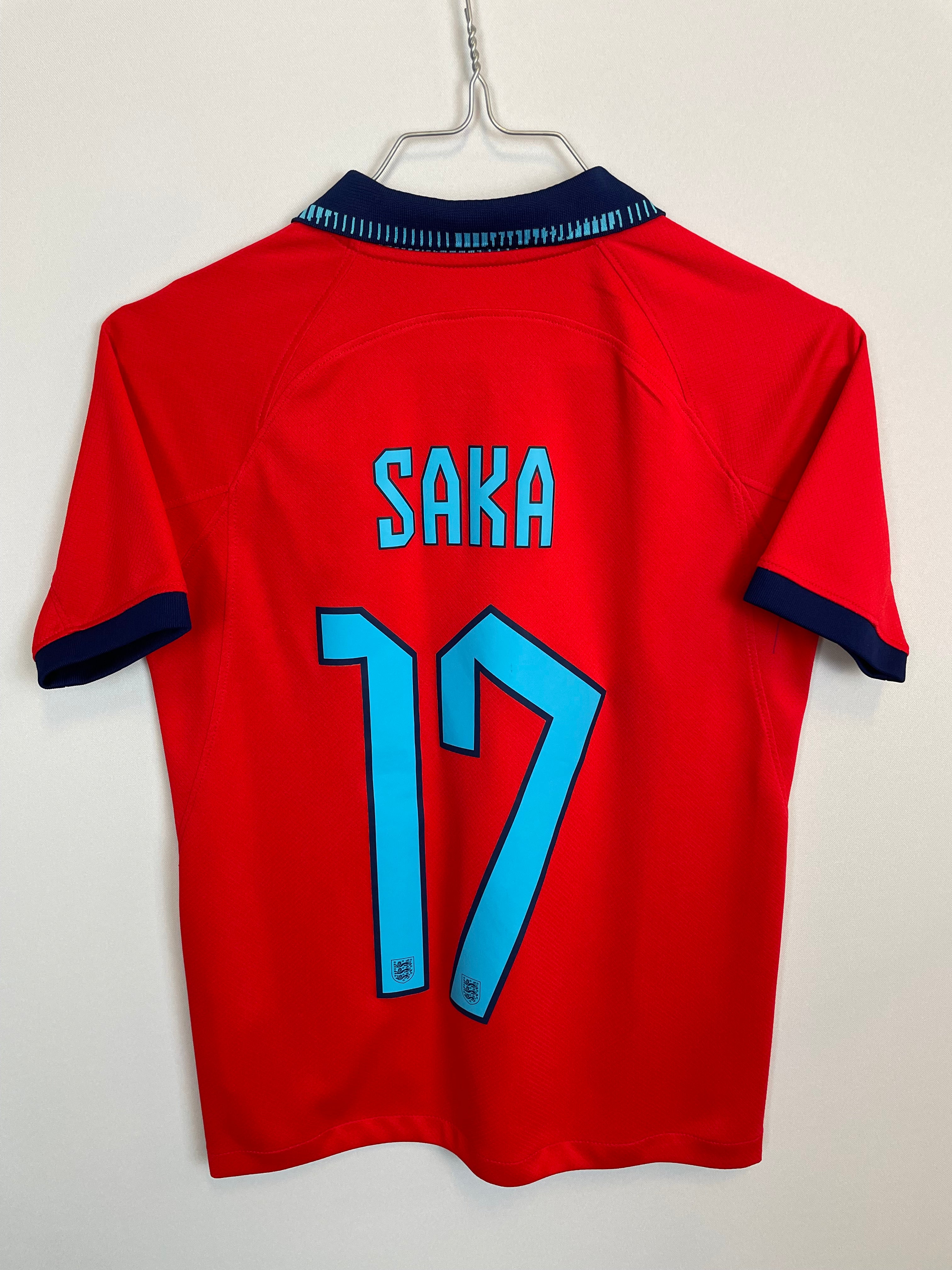 Bukayo Saka England 22/23 Auswärtstrikot – 9/10 Jahre