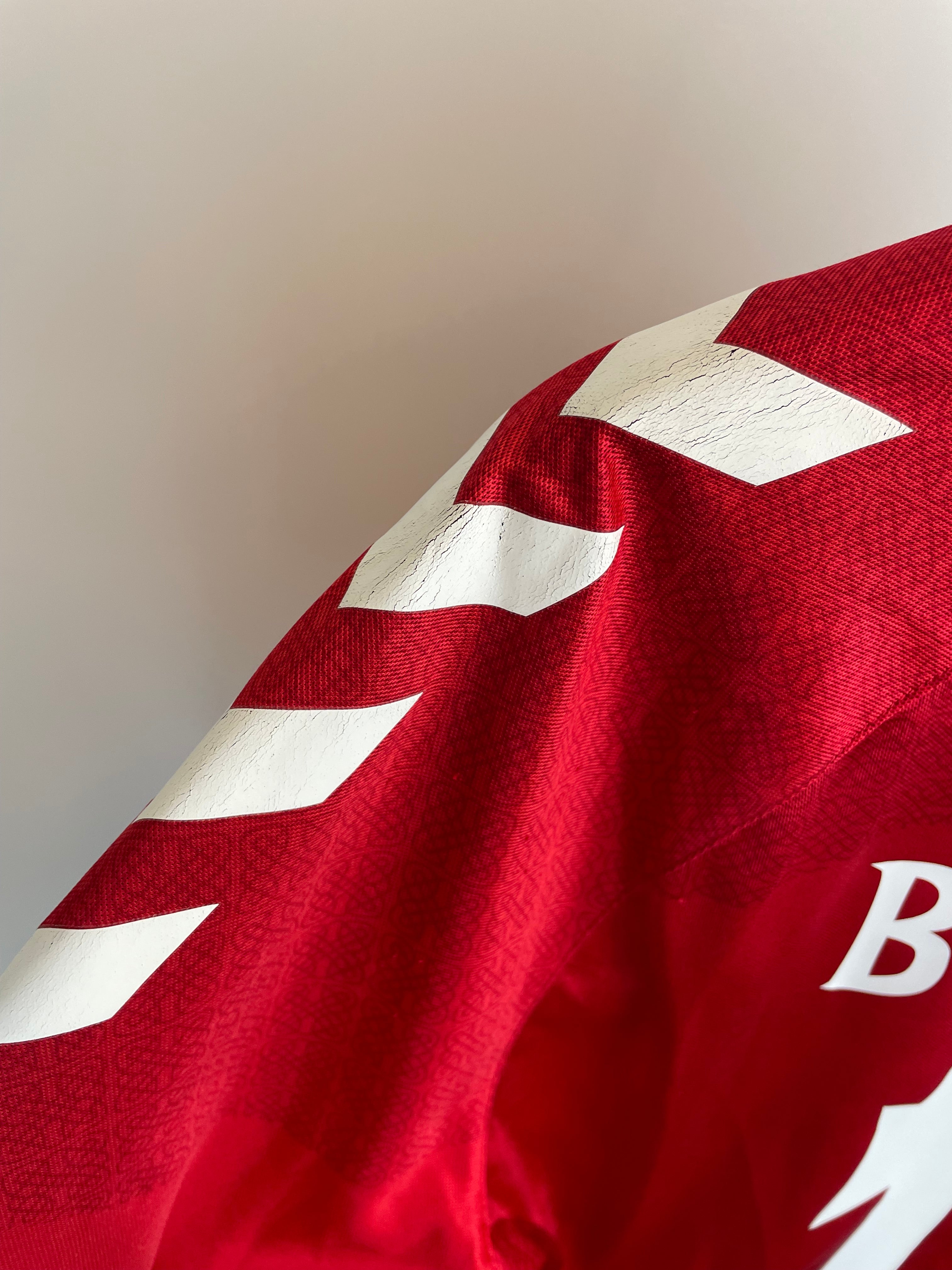 Nicklas Bendtner Dänemark 16/17 Heimtrikot – L