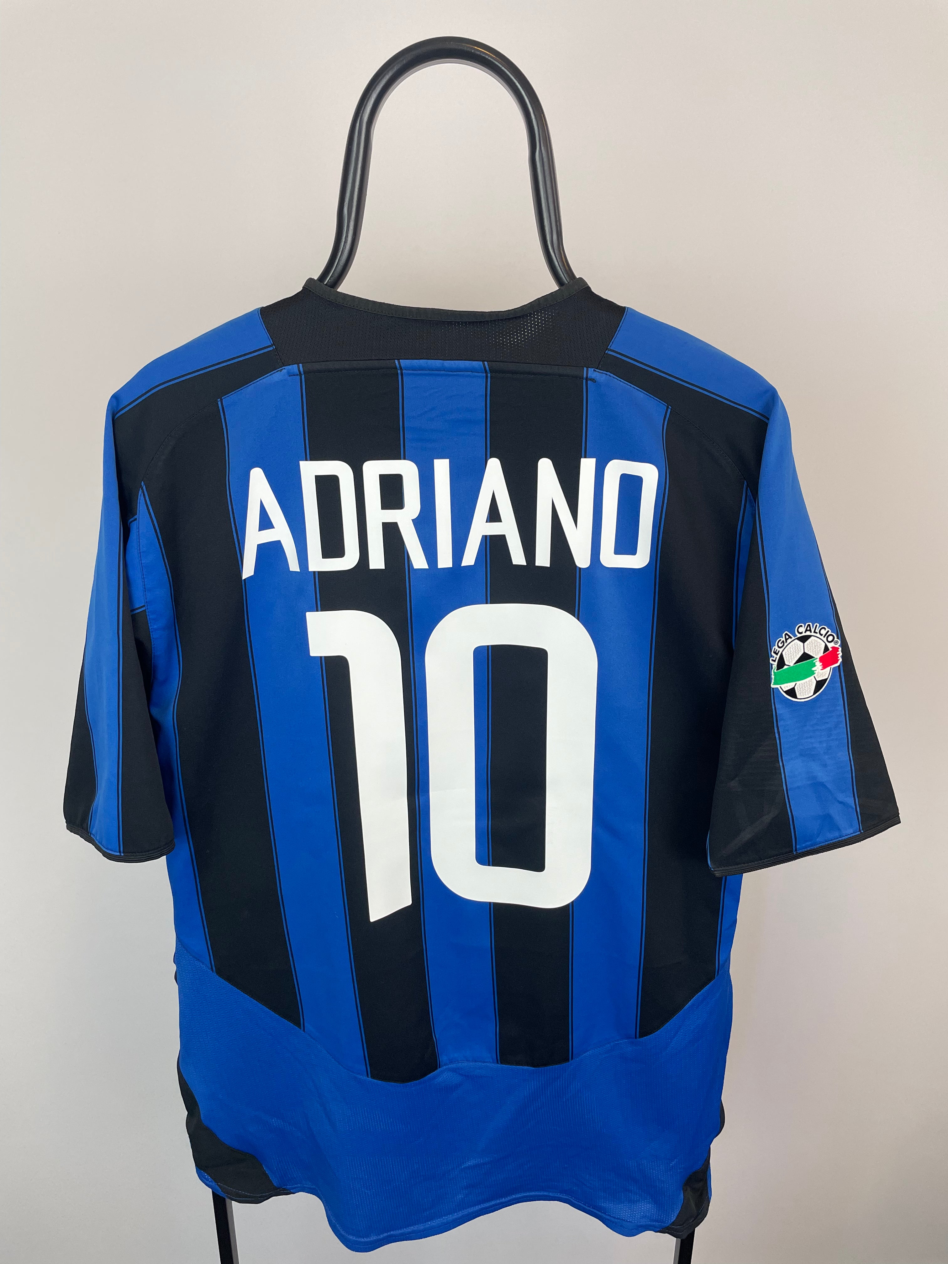 Adriano Inter Milan 03/04 hjemmebanetrøje - M