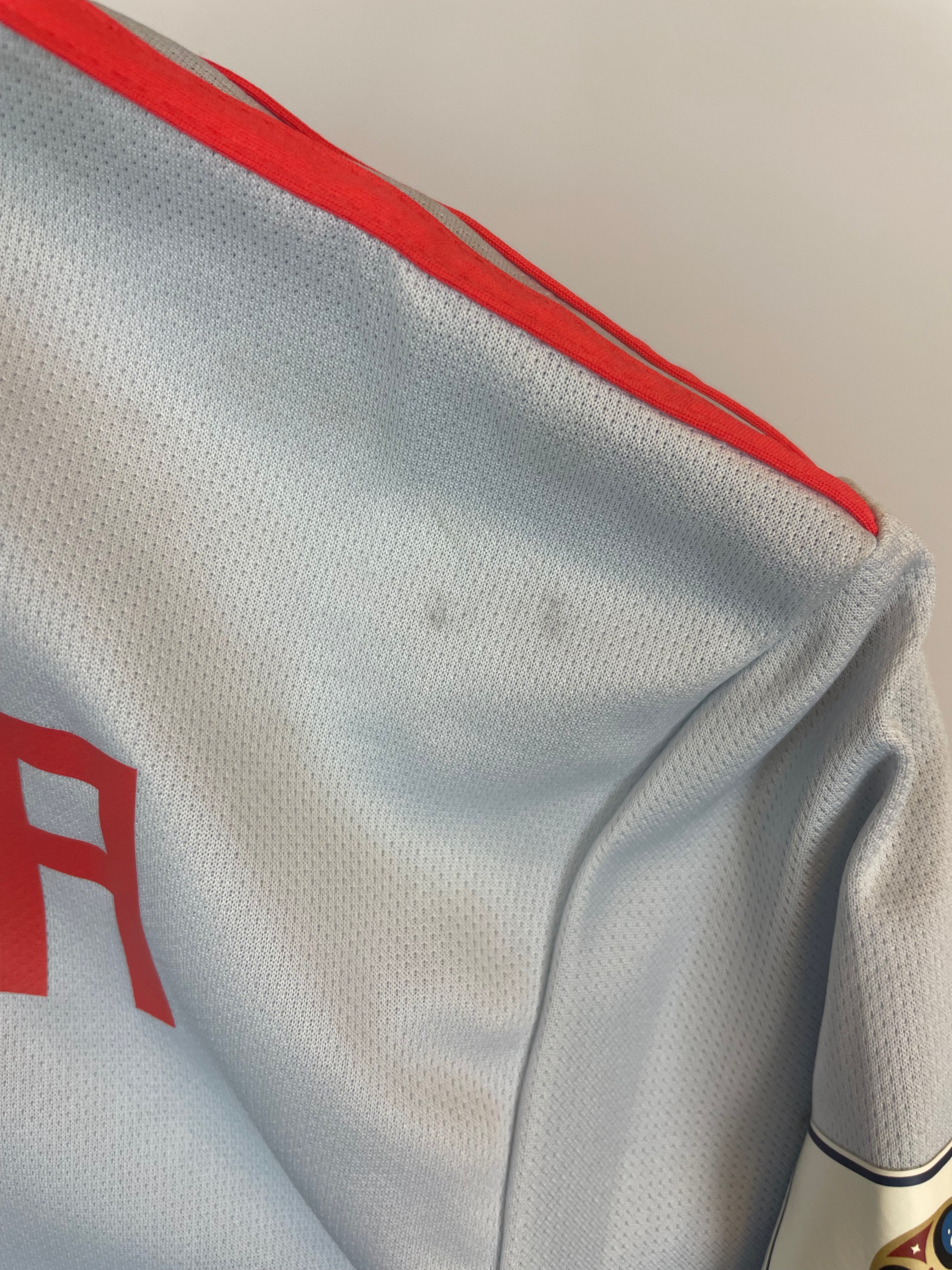 Andrés Iniesta Spanien 18/20 Kampdetaljer udebanetrøje - S