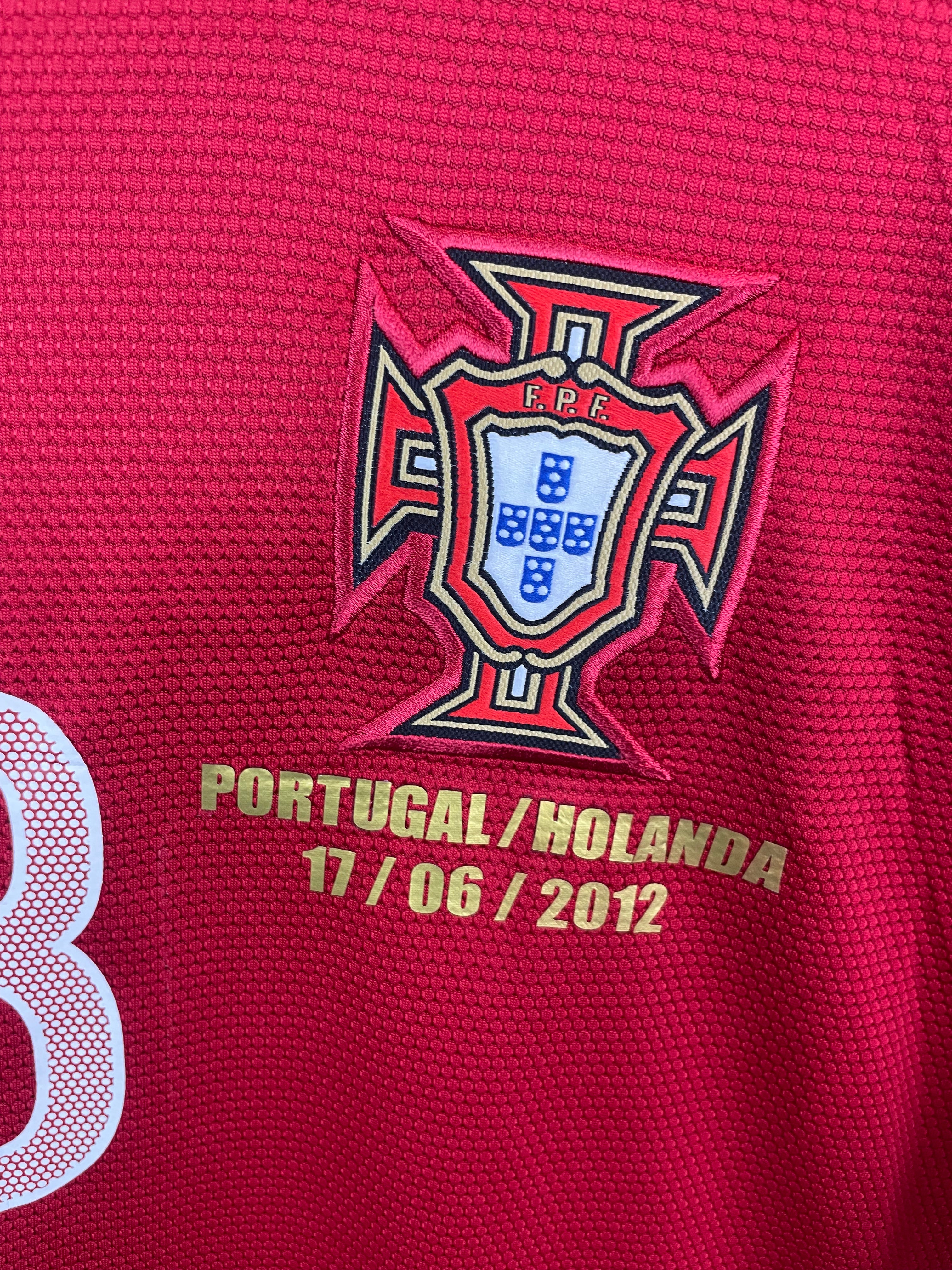 Joao Mouthinho Portugal 12/14 Heimtrikot SPIELDETAILS - L