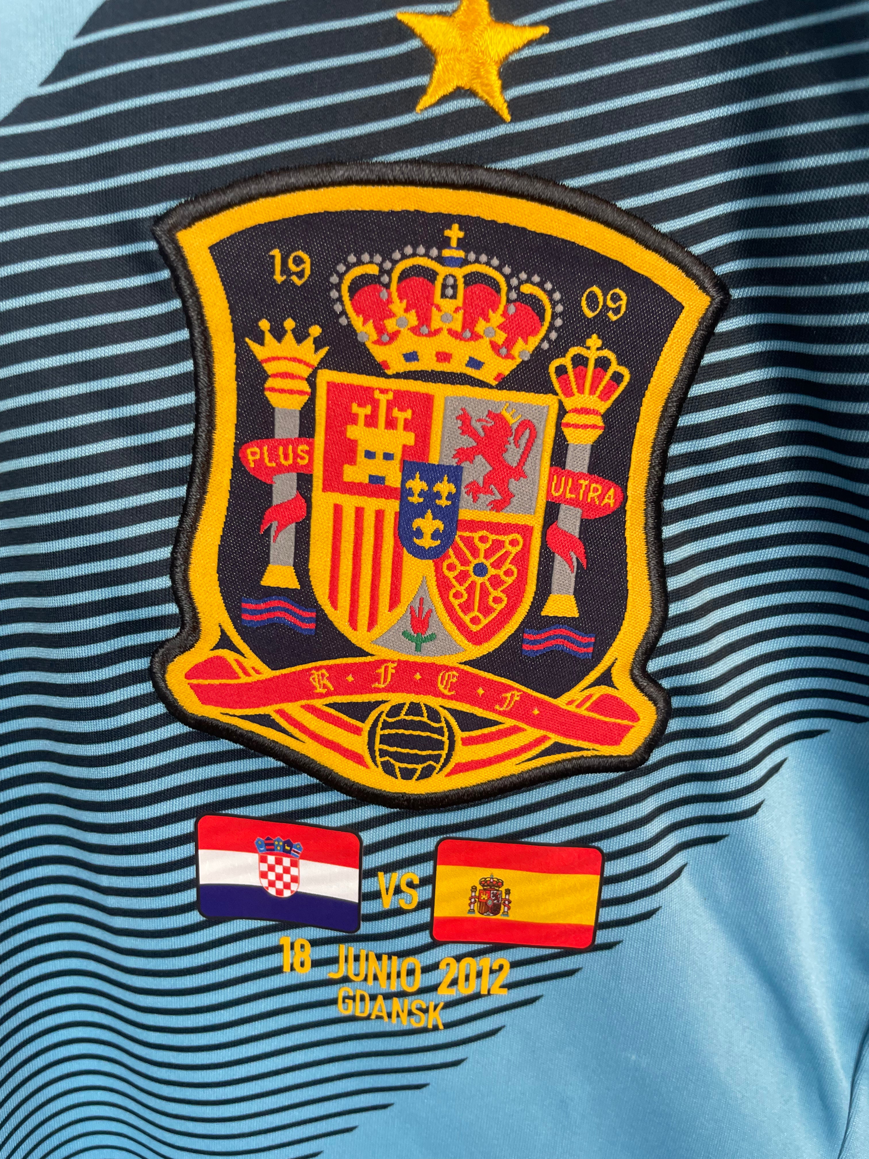 Fernando Torres Spanien 11/12 udebanetrøje KAMPDETALJER - M