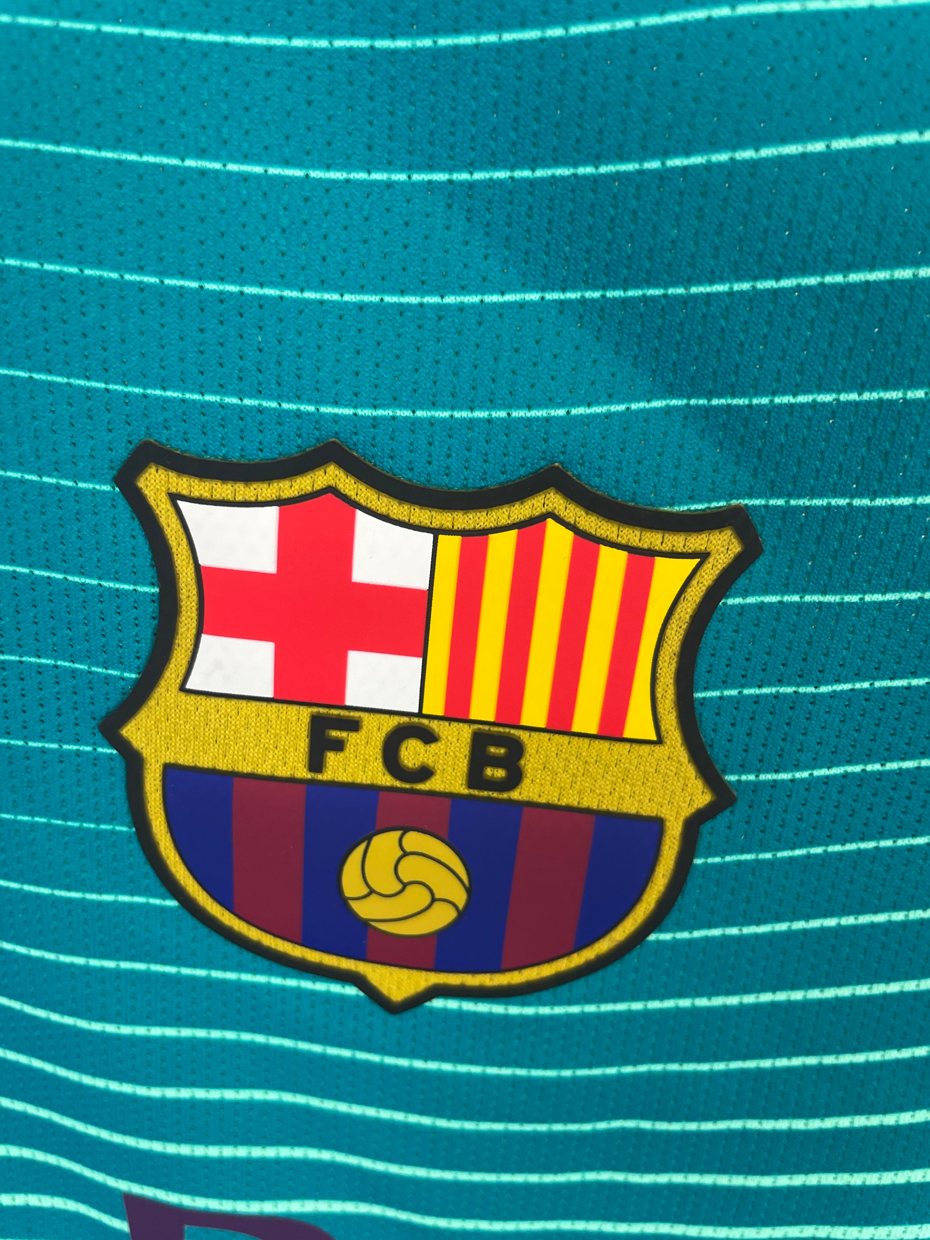 Lionel Messi Barcelona 16/17 SIGNIERTES Auswärtstrikot - L