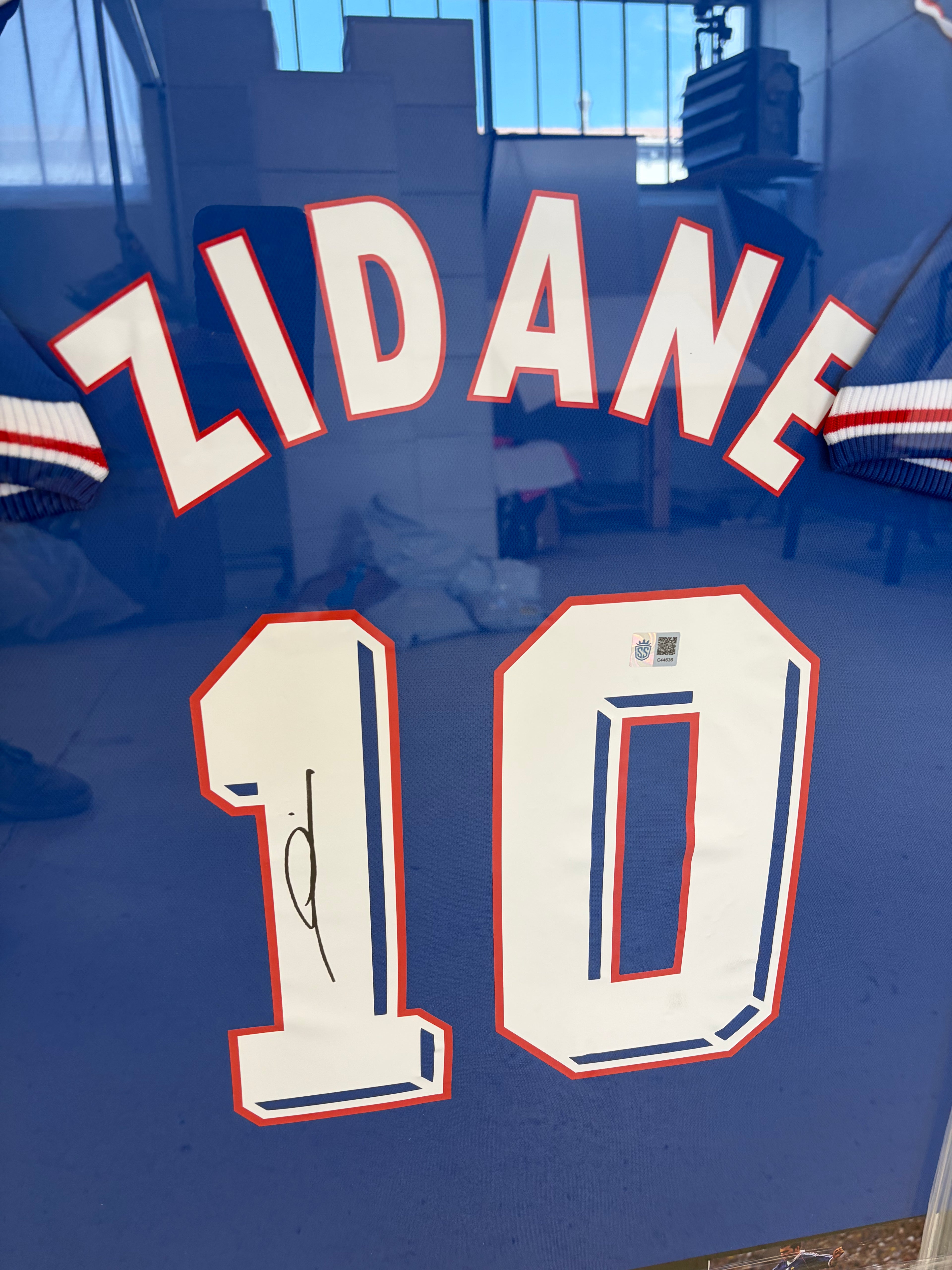 Zinedine Zidane Frankrig 98/99 SIGNED