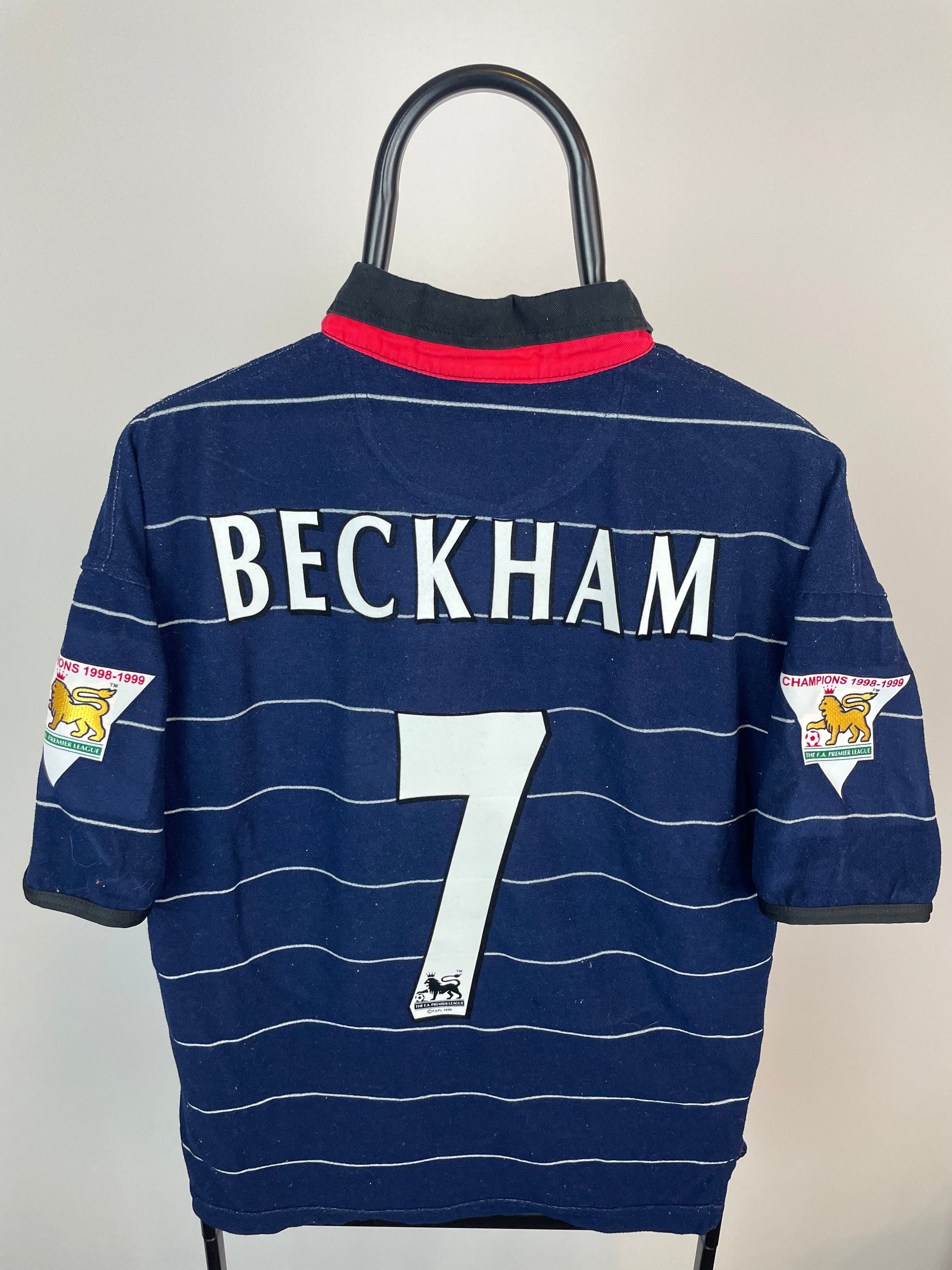 David Beckham Manchester United 99/00 udebanetrøje - M