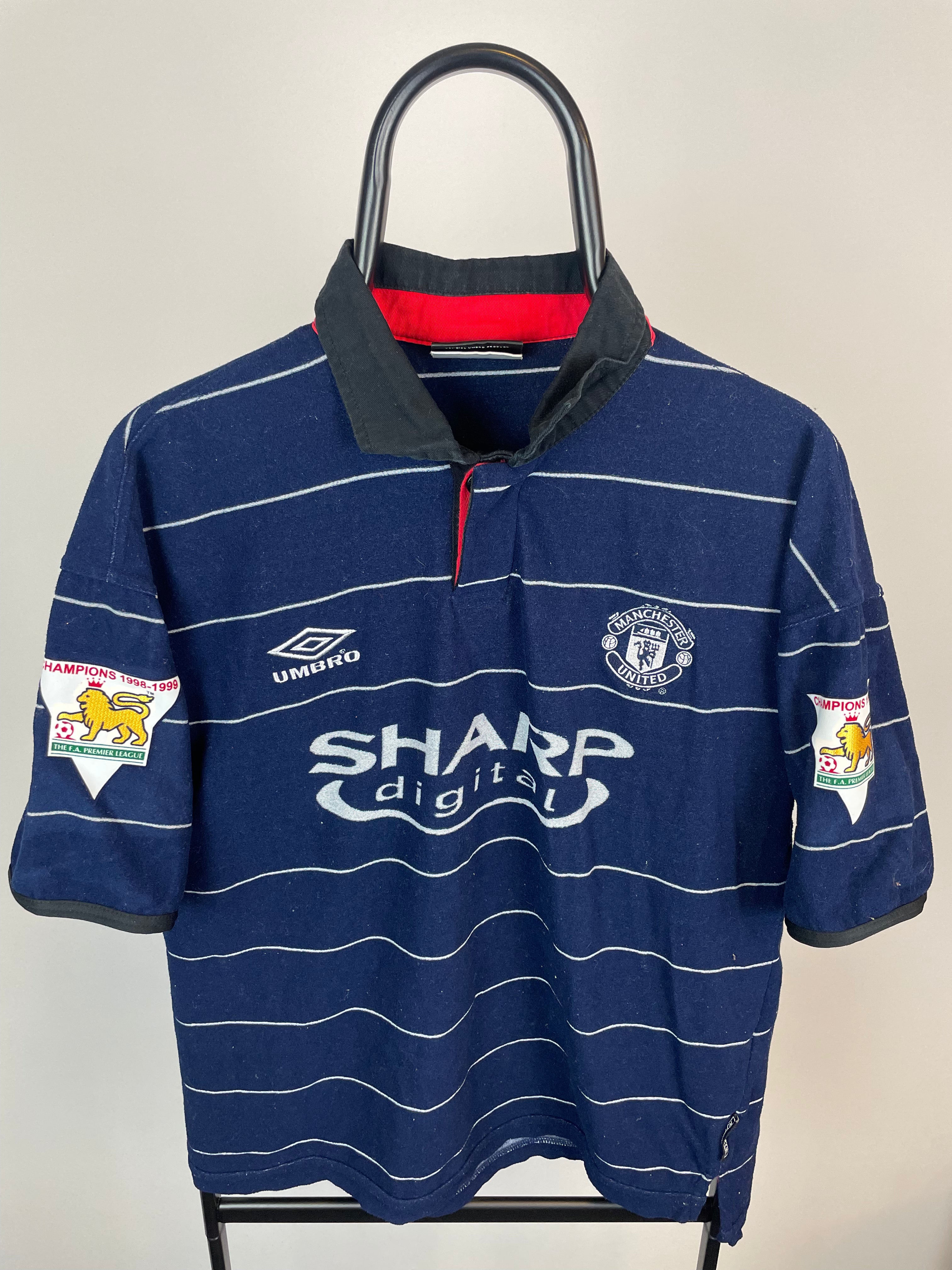 David Beckham Manchester United 99/00 udebanetrøje - M