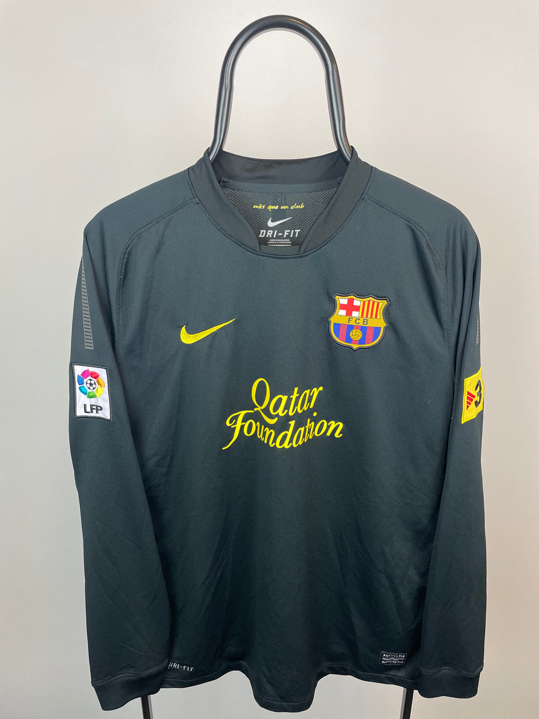 Thiago Barcelona 11/12 langærmet udebanetrøje - L