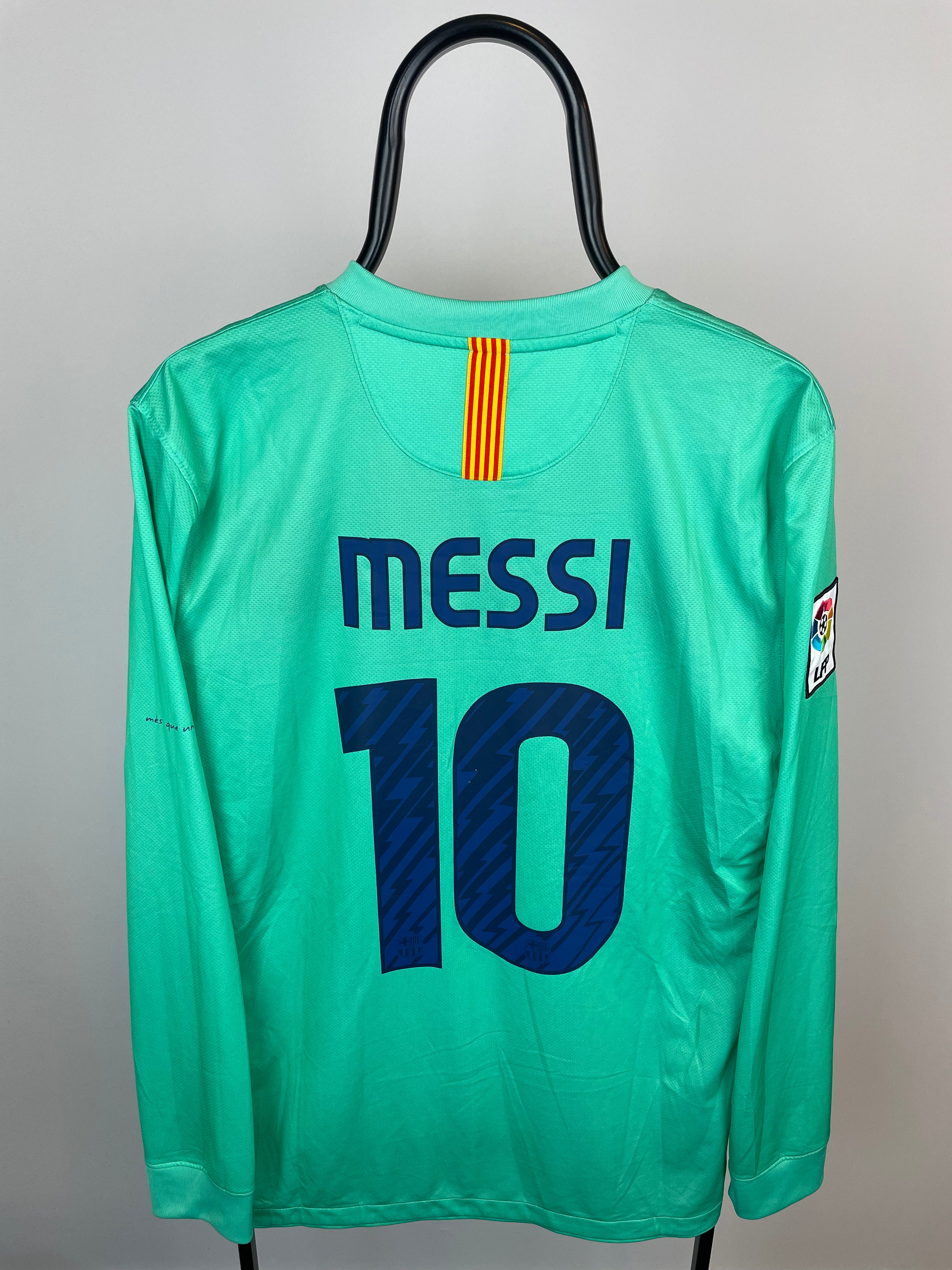 Lionel Messi Barcelona Auswärtstrikot 10/11, langärmlig - Größe L