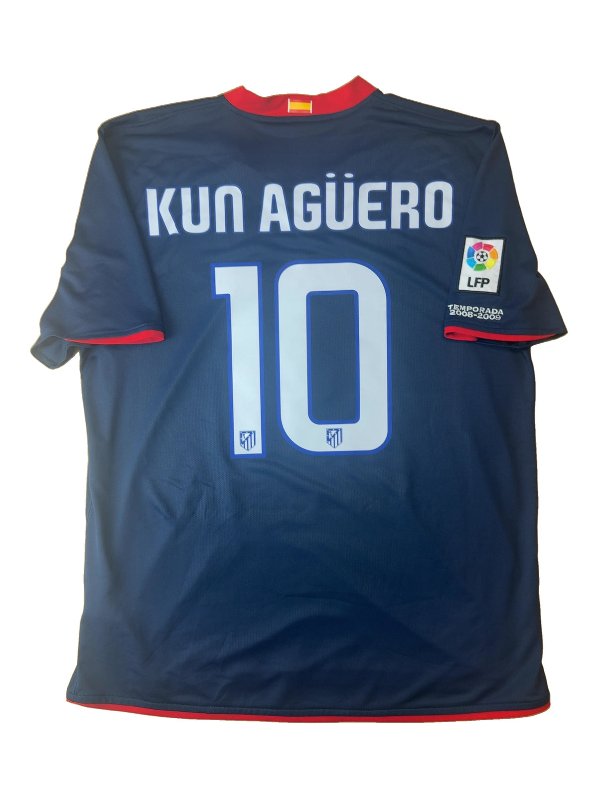 Sergio Agüero Atlético Madrid 08/09 - XL · bagside