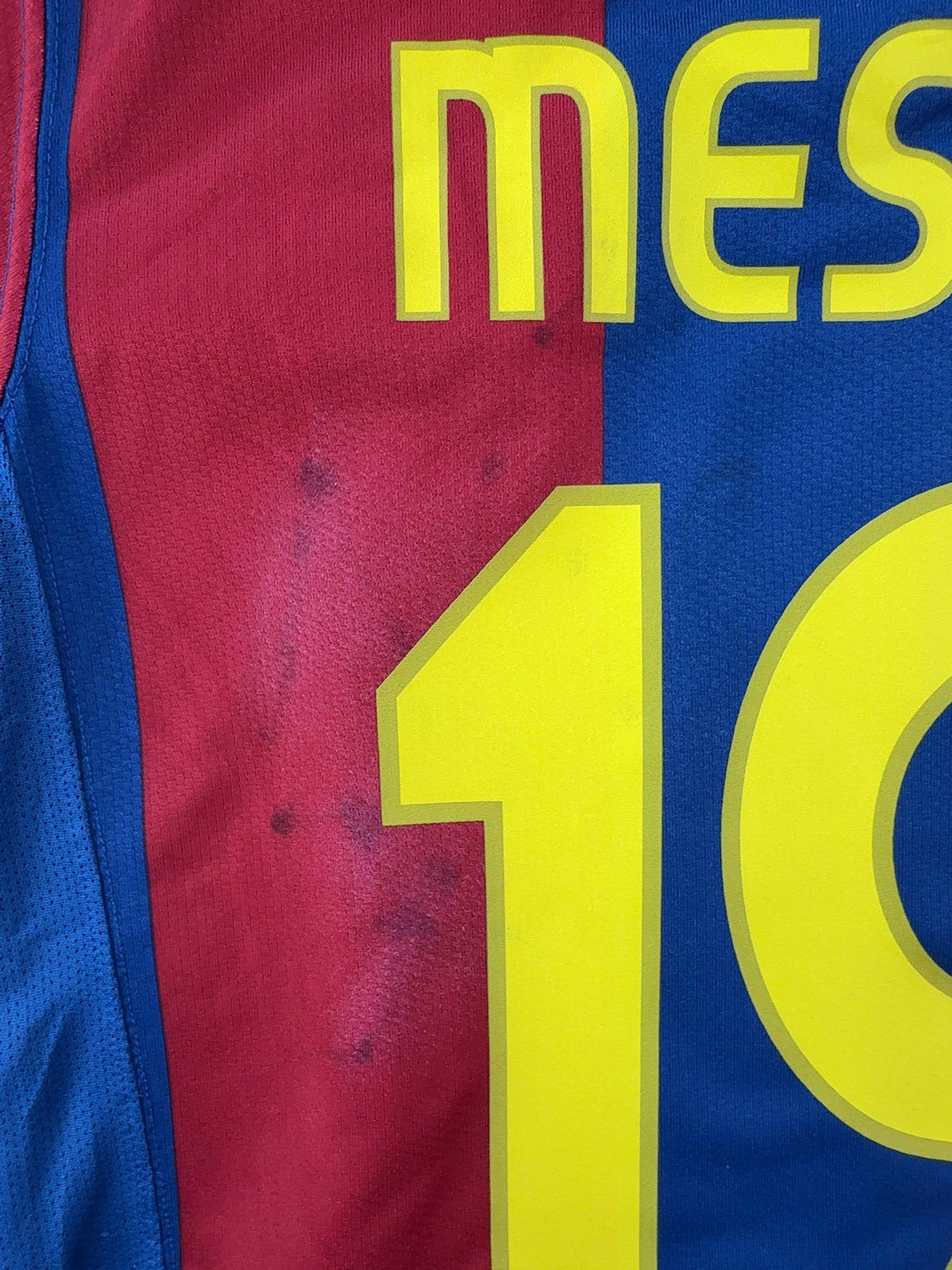 Lionel Messi Barcelona 07/08 - 9/10 Y · detalje