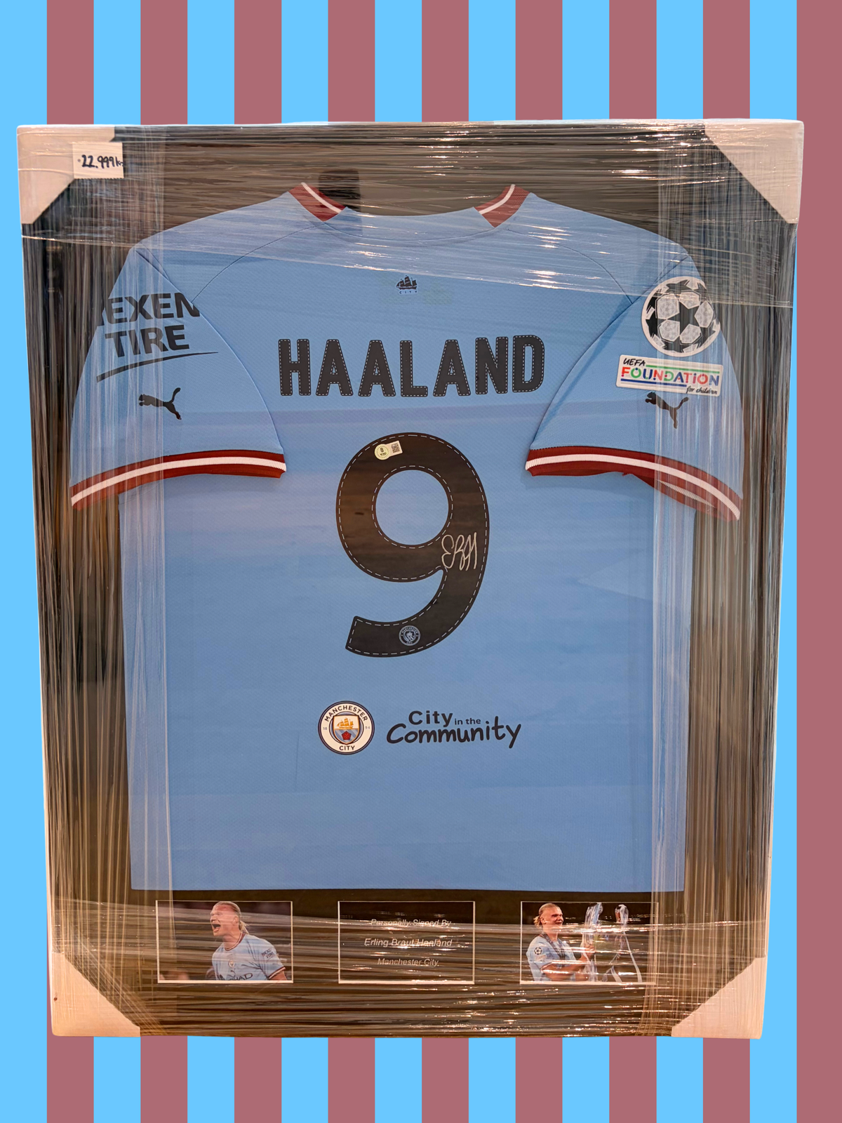 Erling Haaland Manchester City 22/23 SIGNED