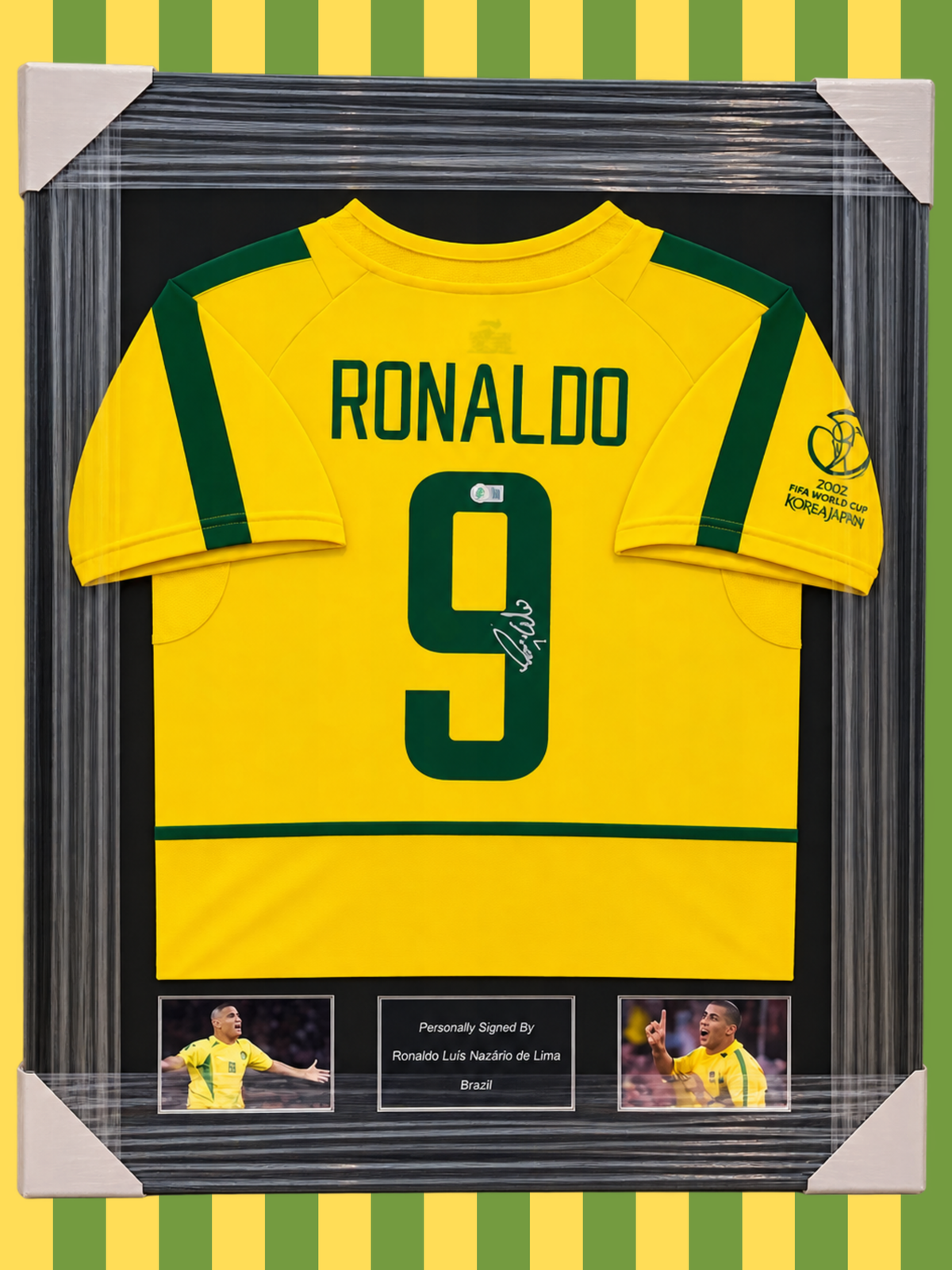 Ronaldo Nazario Brasilien 00/02 SIGNED