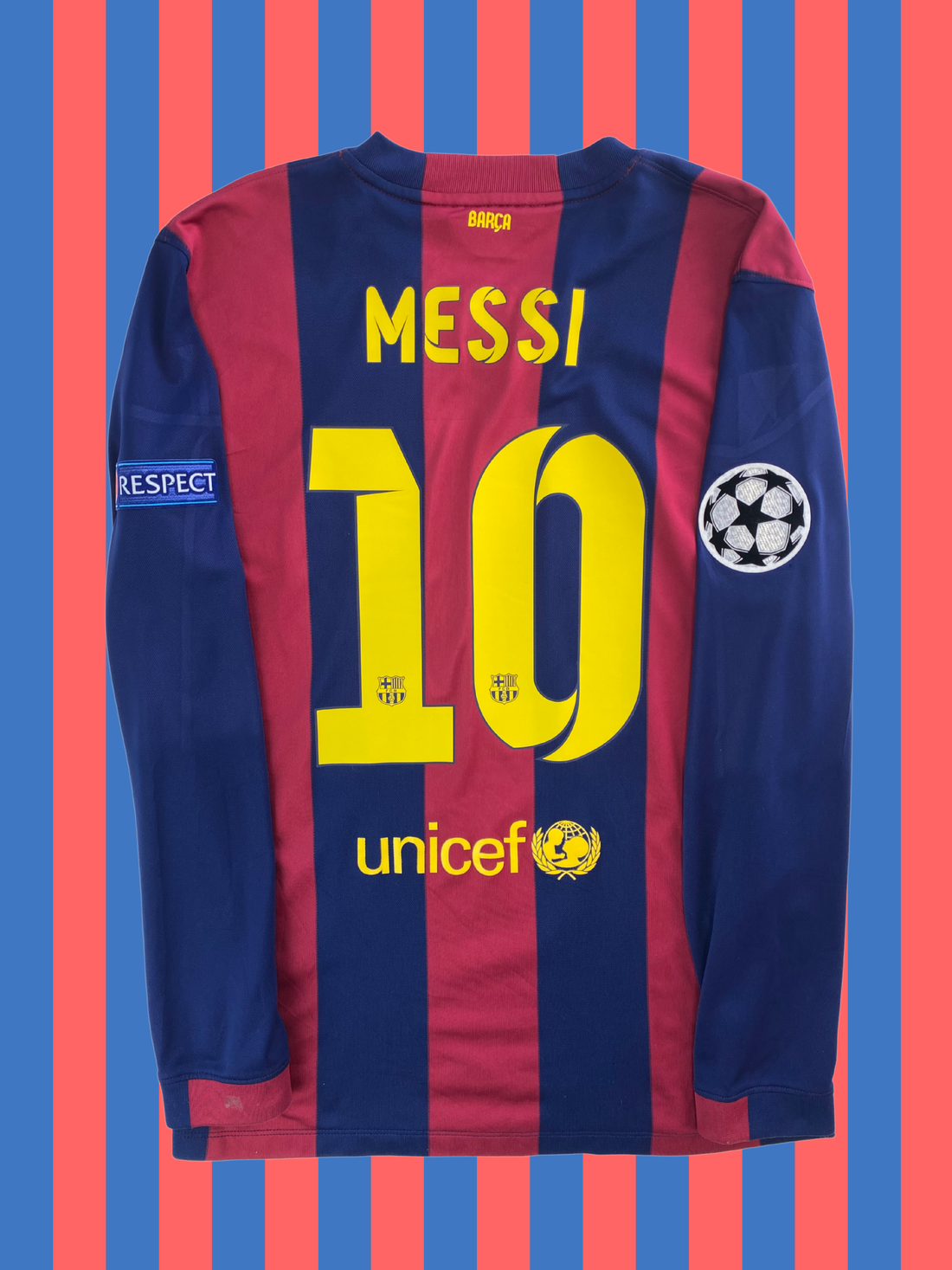 Lionel Messi FC Barcelona 14/15 FINALPRINT - L