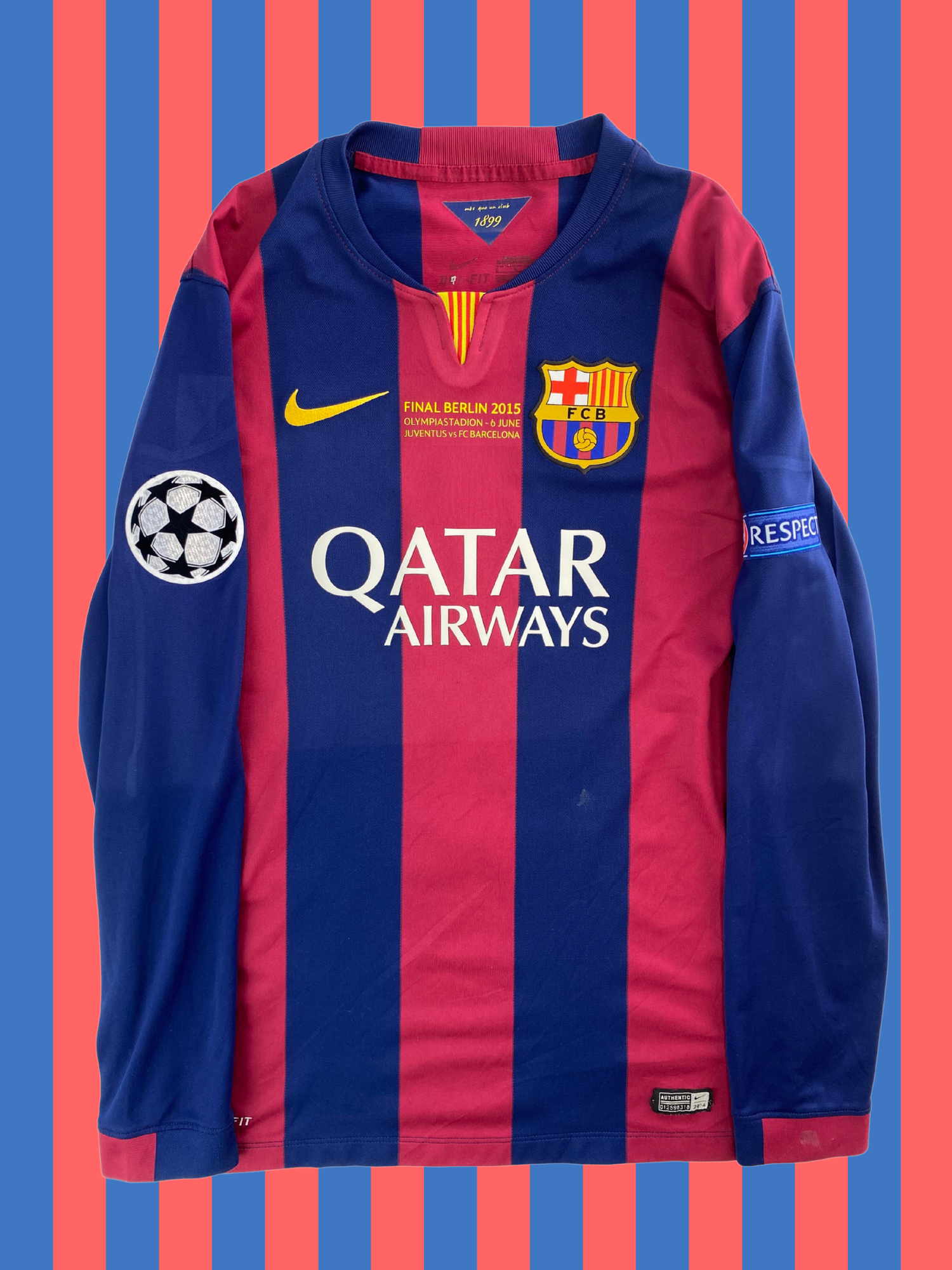 Lionel Messi FC Barcelona 14/15 FINALPRINT - L