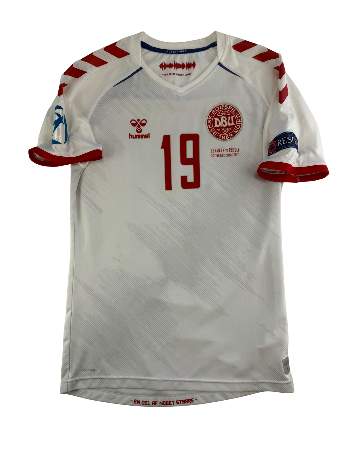 Gustav Isaksen Danmark 20/21 Signed + Matchworn