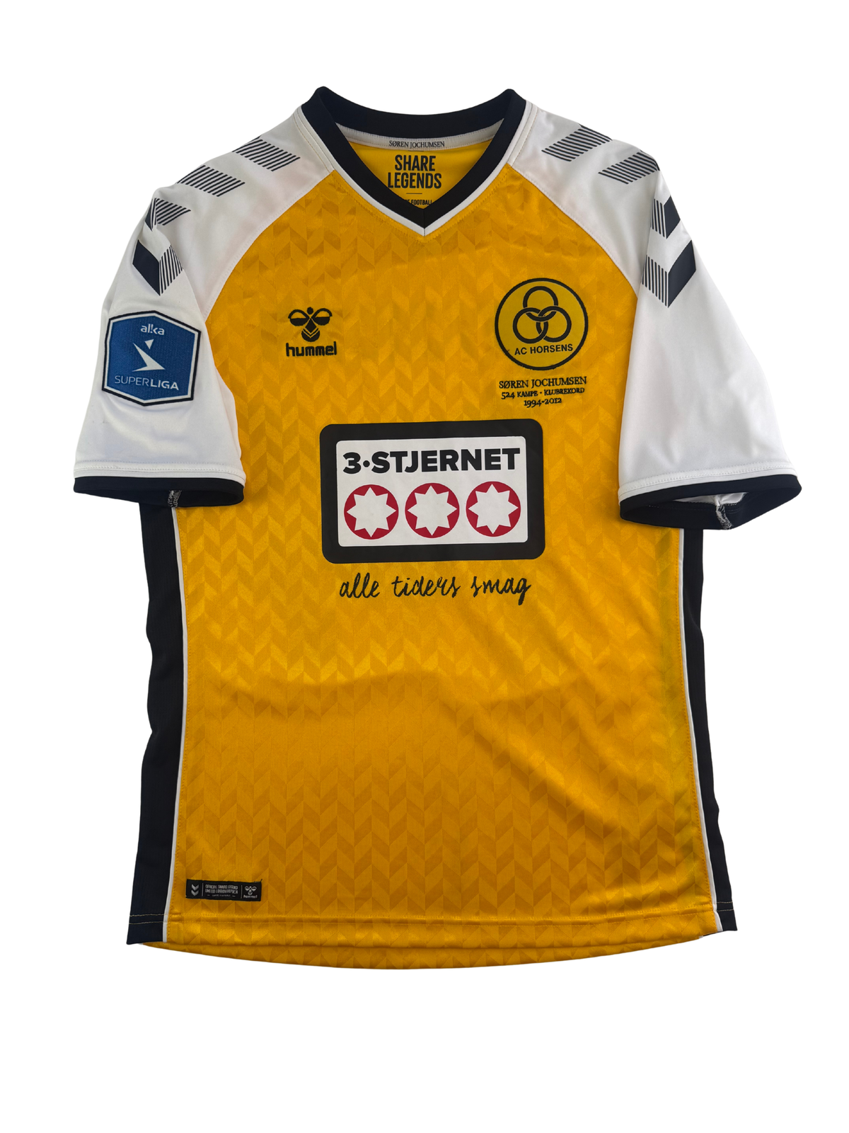 Jacob Thychosen AC Horsens Jubilæumskamp Signed + Matchworn