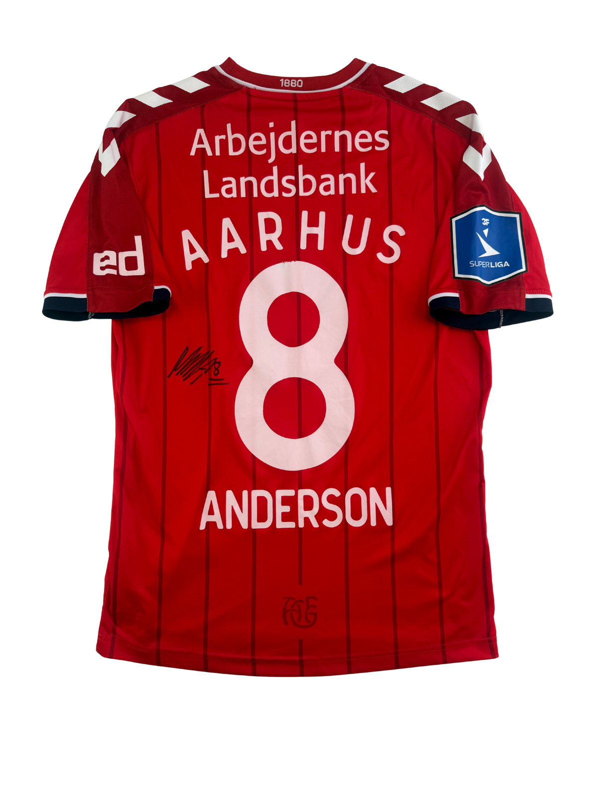 Mikael Anderson AGF 21/22 Signed + Matchworn