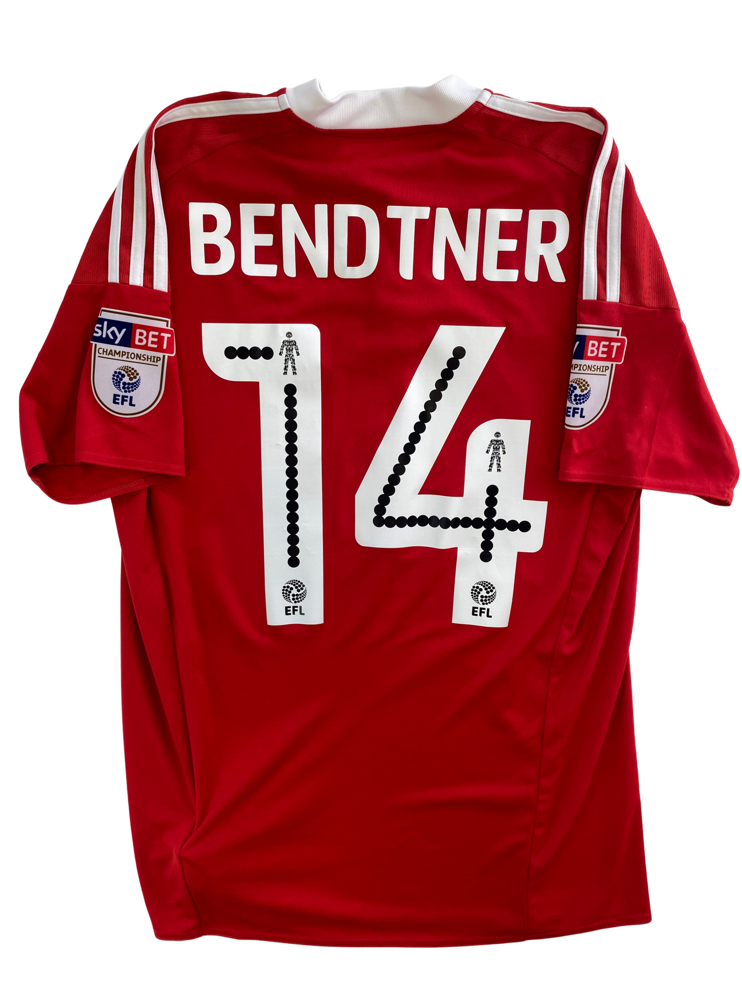 Nicklas Bendtner Nottingham Forest Heimtrikot 16/17 - M