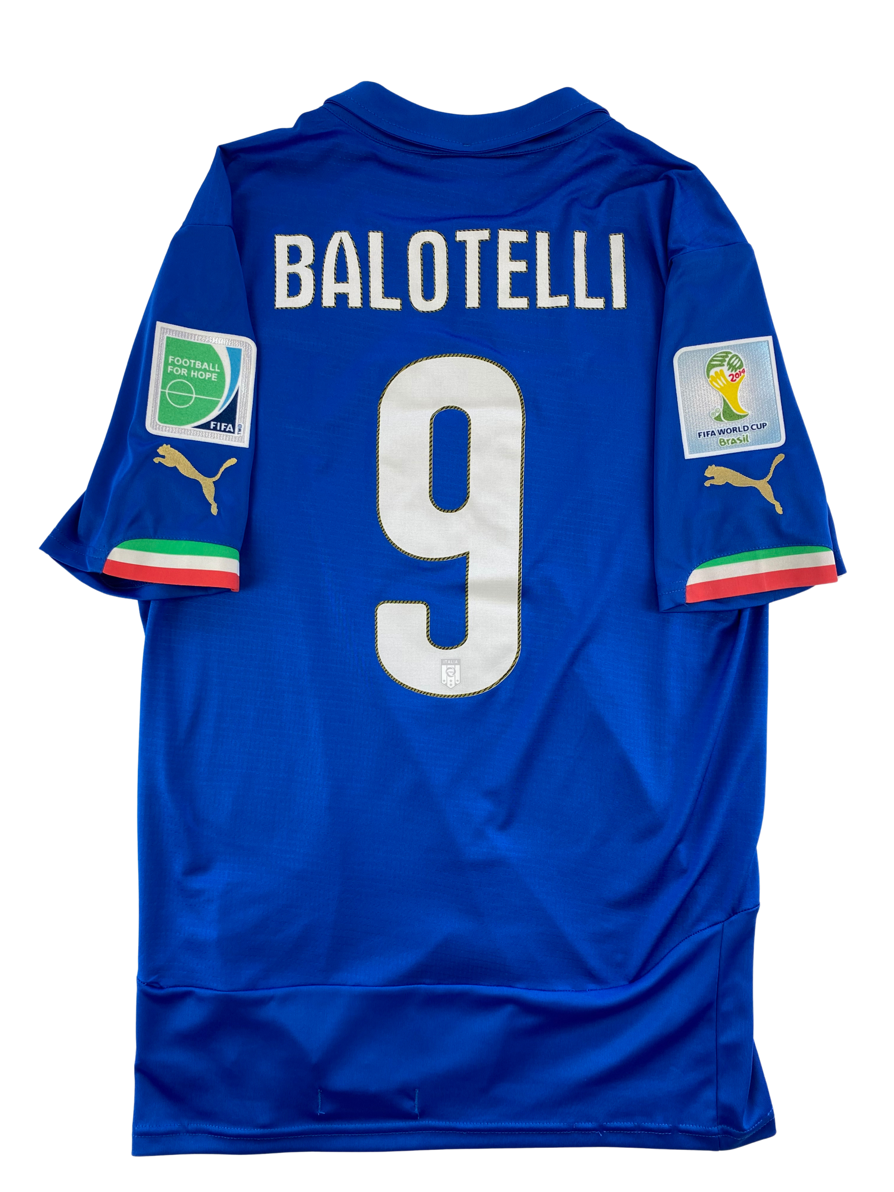 Mario Balotelli Italien Heimtrikot 14/16 - M