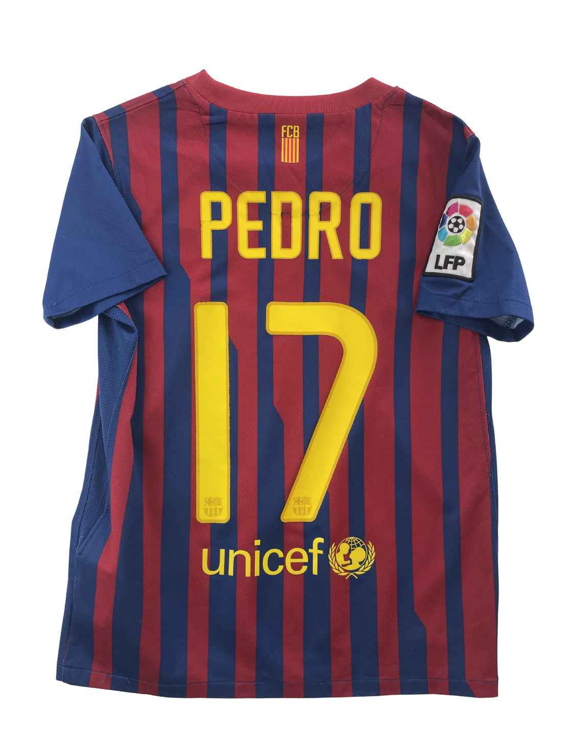 Pedro FC Barcelona Heimtrikot 11/12 - 11/12 Jahre