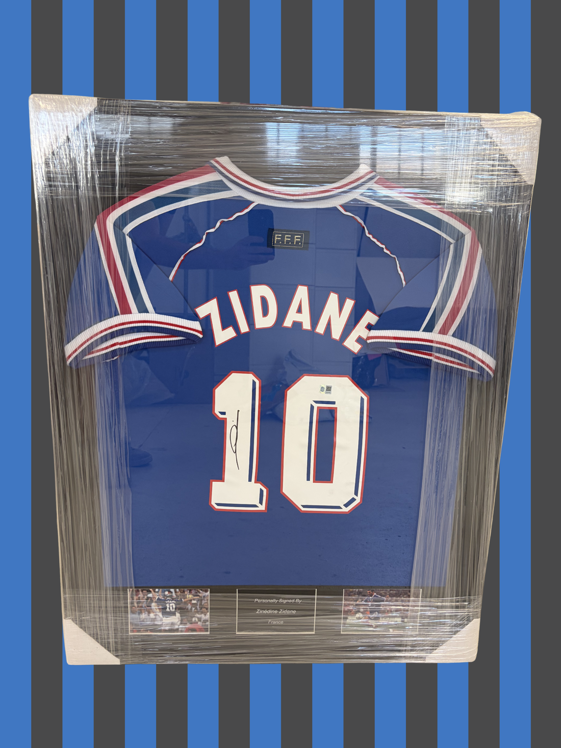 Zinedine Zidane Frankrig 98/99 SIGNED