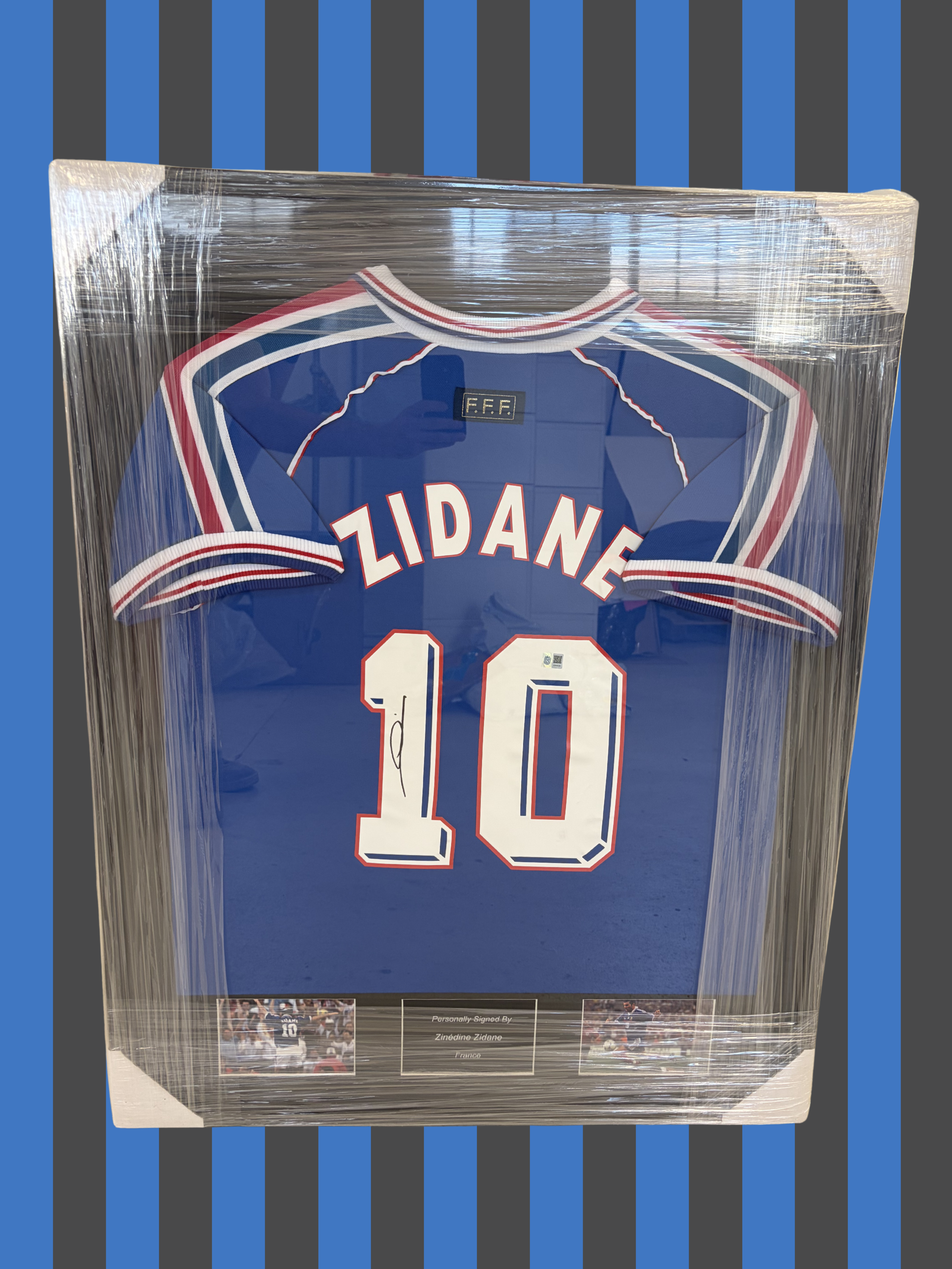 Zinedine Zidane Frankrig 98/99 SIGNED