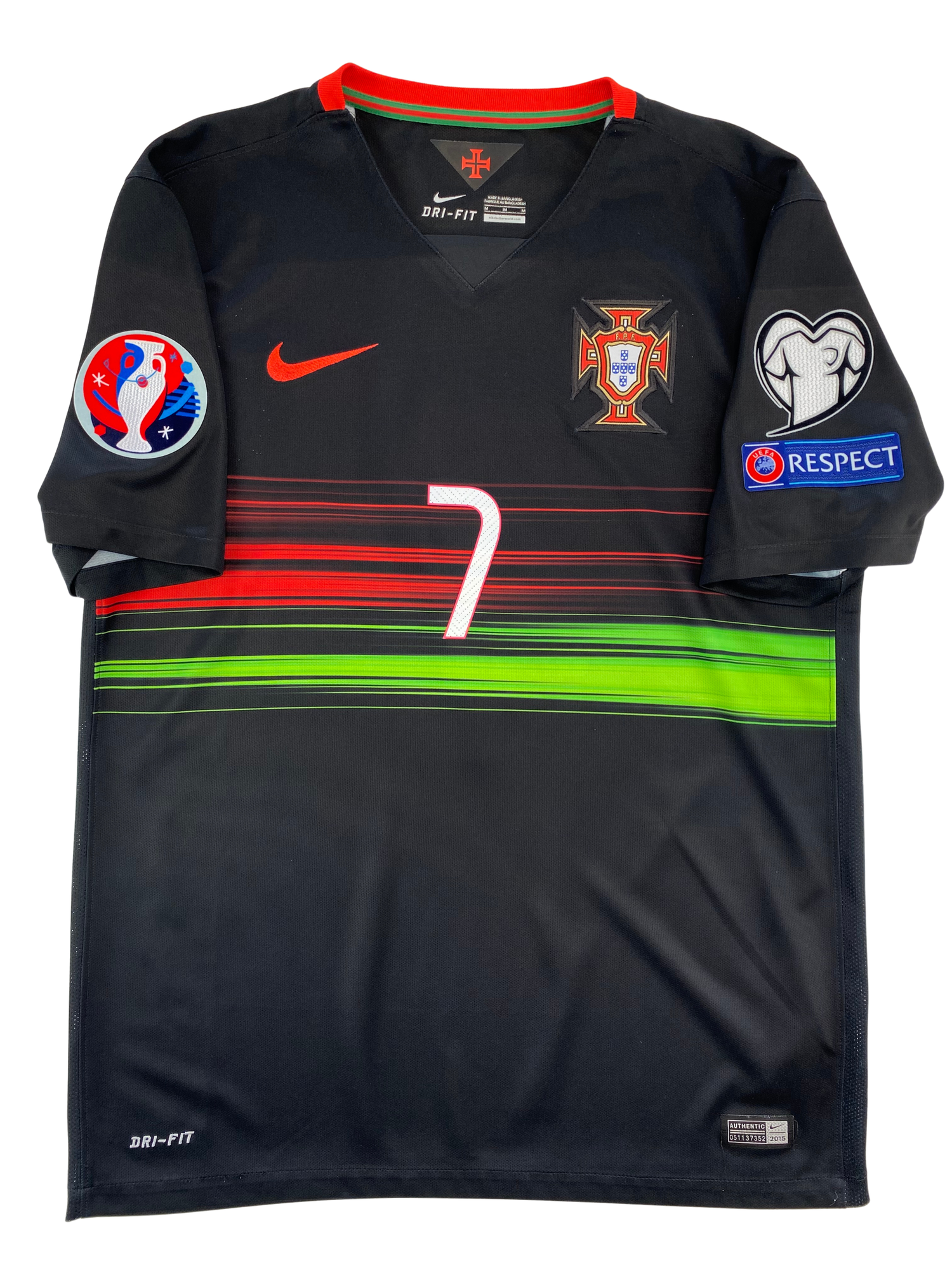Cristiano Ronaldo Portugal 15/16 3. Trikot – M