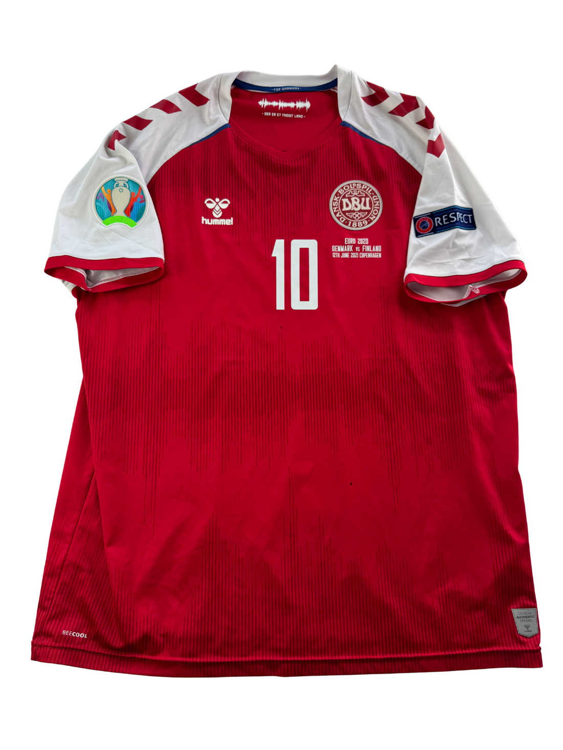 Christian Eriksen Danmark 20/21 Matchdetails vs Finland - XXL