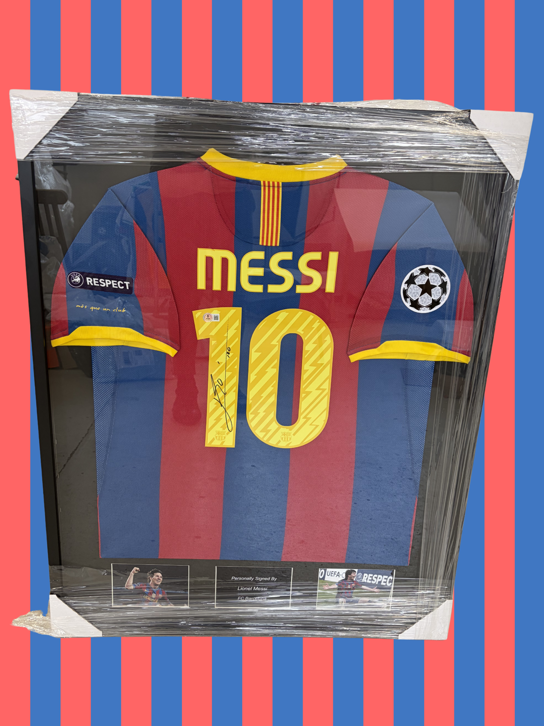 Lionel Messi Barcelona 10/11 SIGNED
