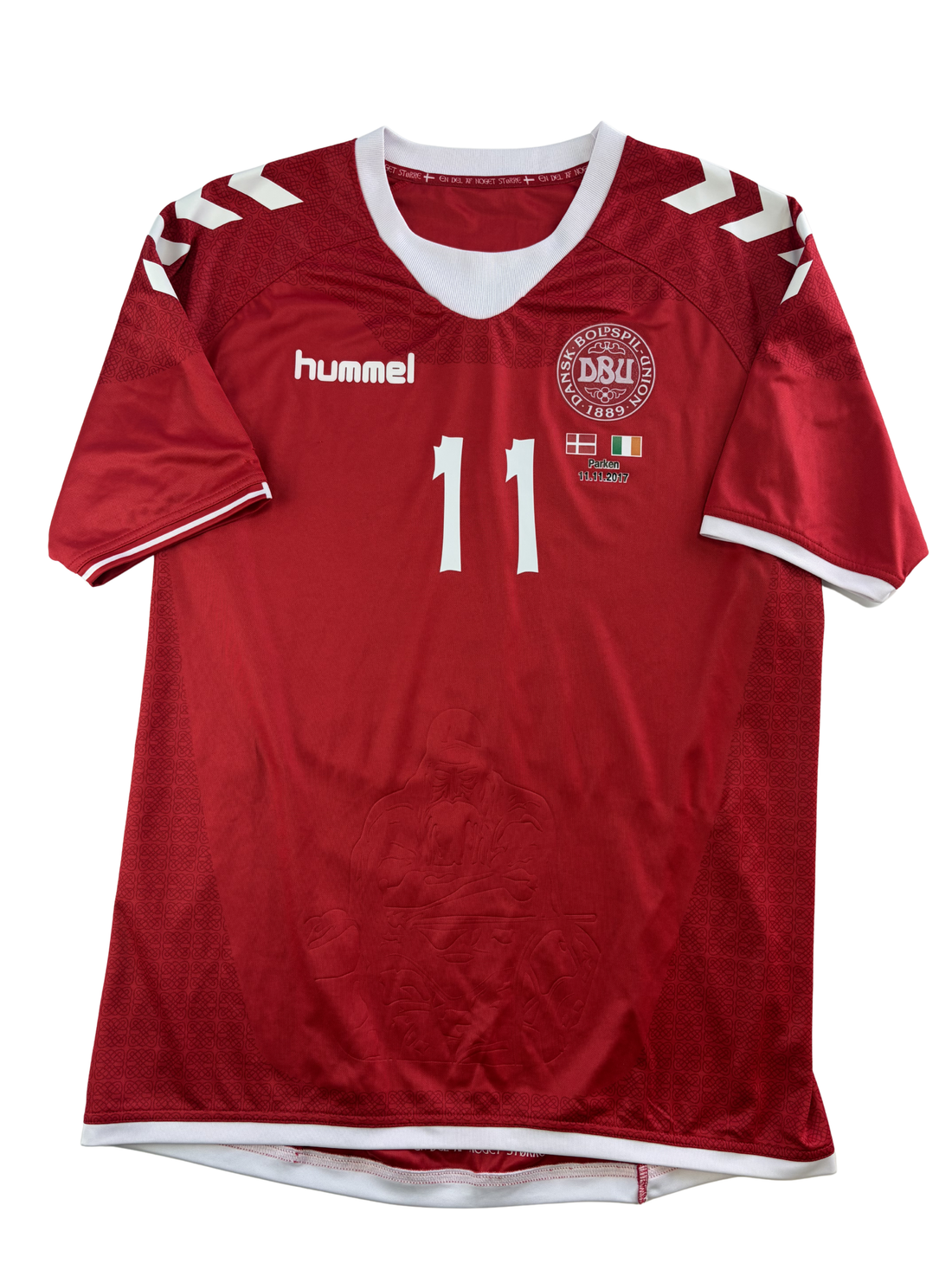 Nicklas Bendtner Danmark 16/17 Matchissue - L
