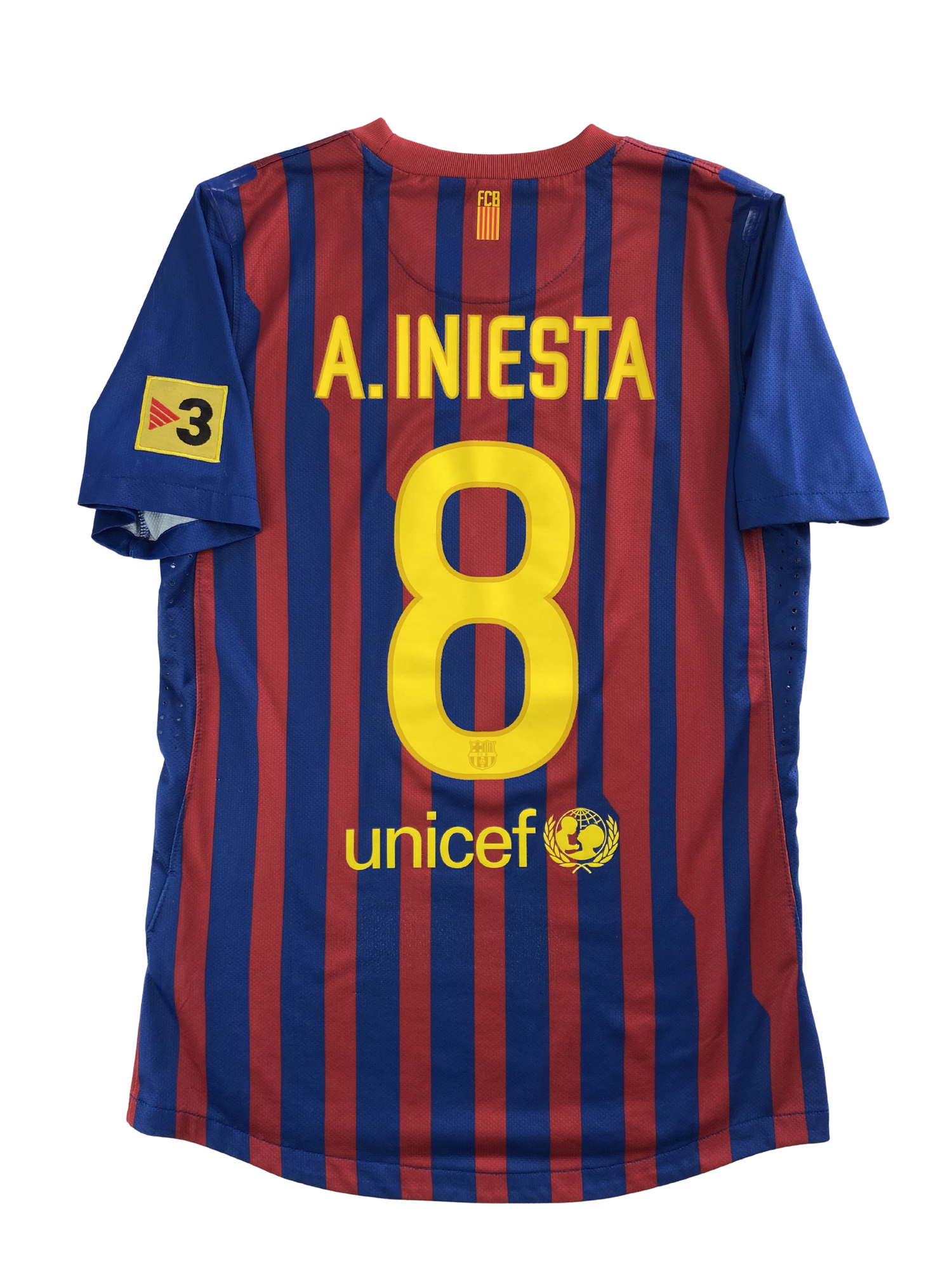 Andres Iniesta Barcelona 11/12 PLAYER ISSUE - M