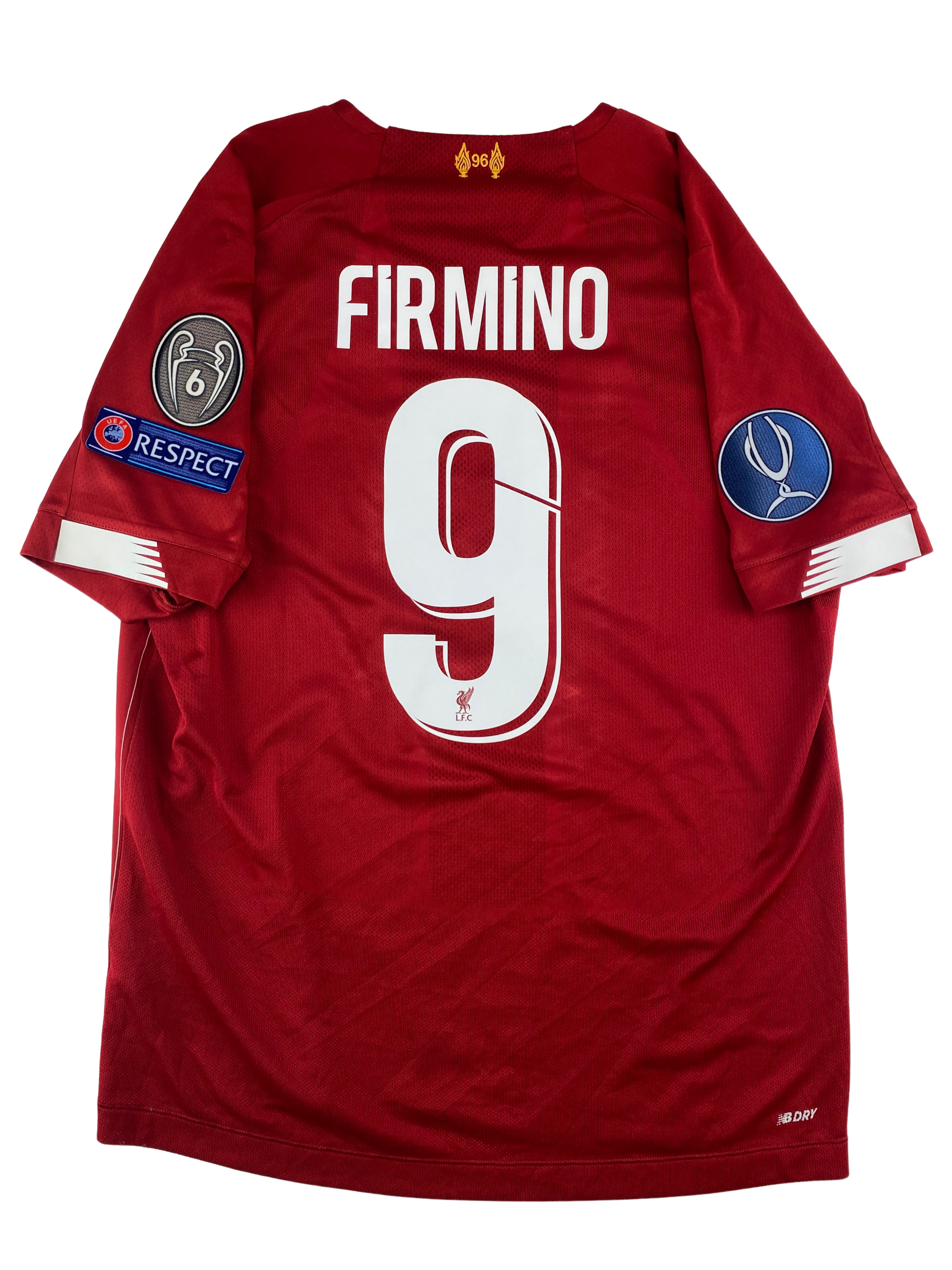 Roberto Firmino Liverpool Heimtrikot 19/20 ENDGÜLTIGER DRUCK - M